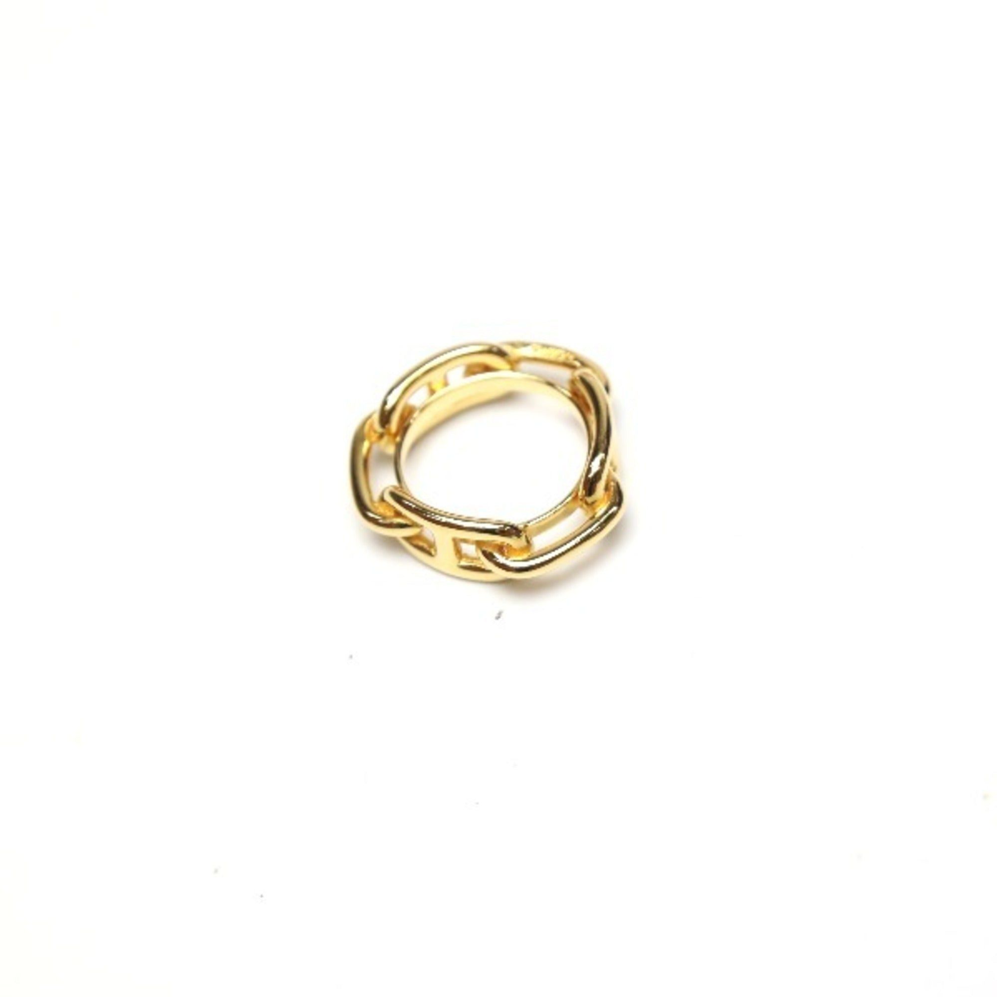 image of Hermes Chaine D'ancre Scarf Accessories Ring Gold, Women's