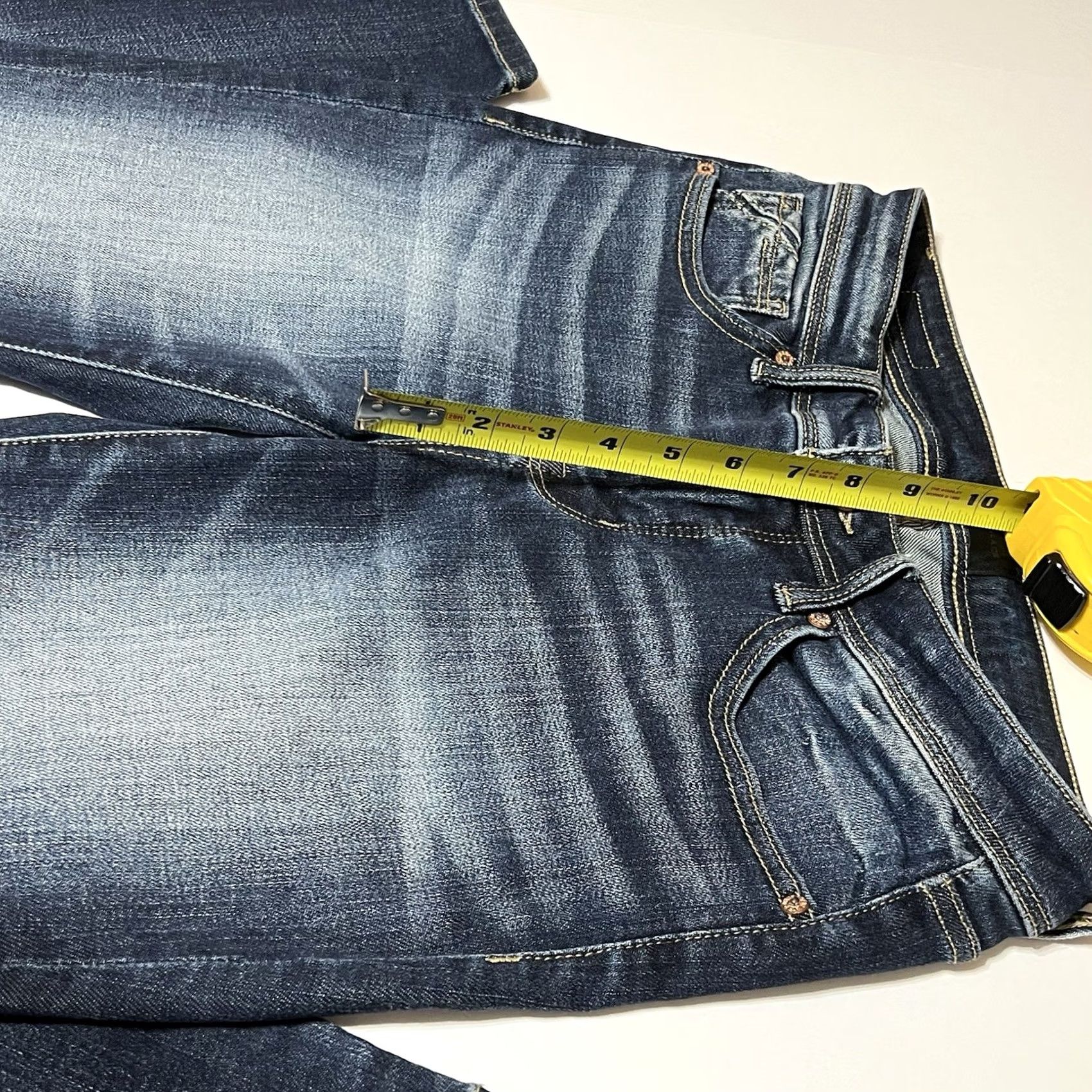 Buckle Black Buckle Black Jeans Womens Skinny 5-Pocket Denim Dark Blue Stretch Slimming 28x32 30x32 Regular Inseam 32 Machine Washable Everyday Wear Mens? Womens Size 28" / US 6 / IT 42 - 4 Thumbnail