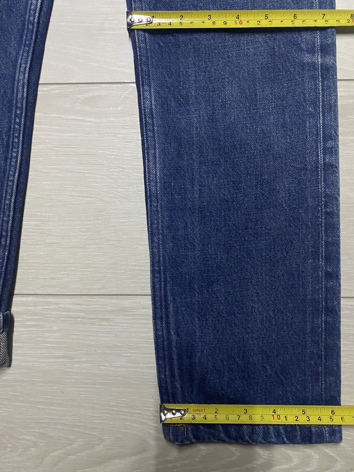 A.P.C. Vintage Apc Petit New Standard Blue Distressed Skinny Jeans Size US 30 / EU 46 - 15 Thumbnail
