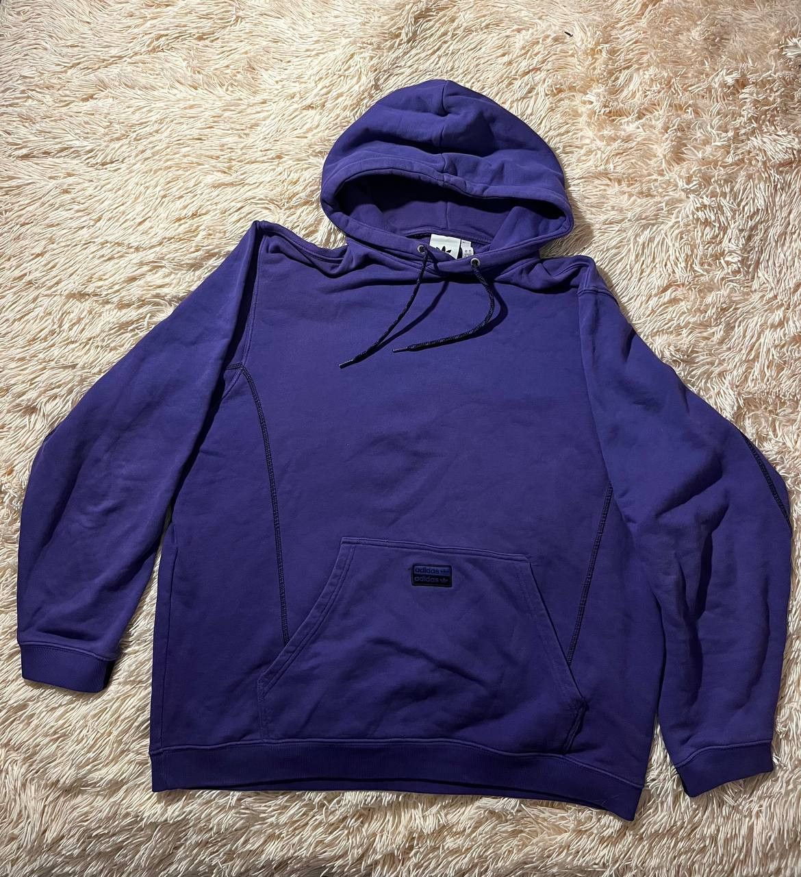 Adidas Adidas Originals Purple Hoodie Size US L / EU 52-54 / 3 - 1 Thumbnail