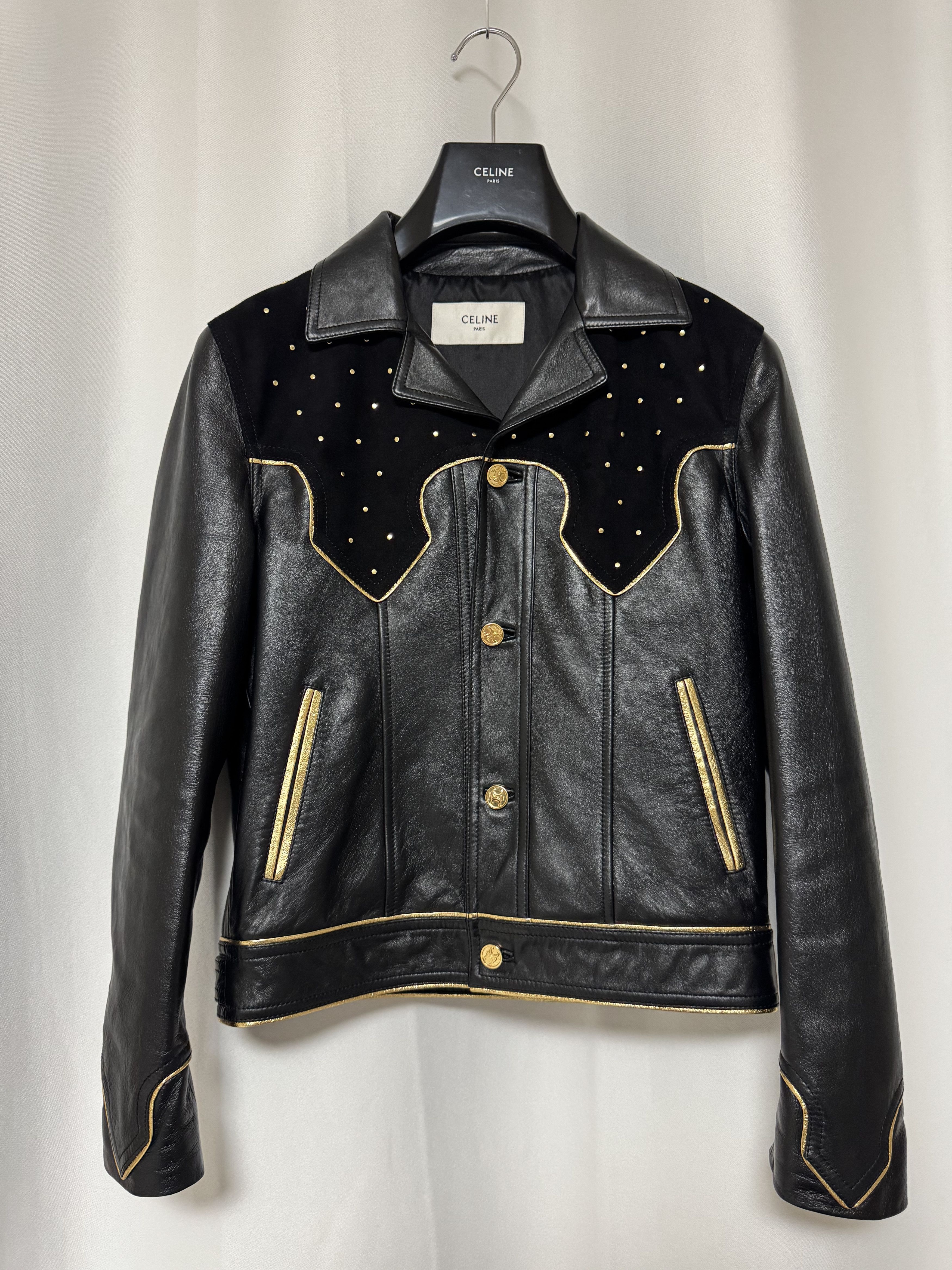 Celine FW23 LE PALACE Western Studded Blouson | Grailed