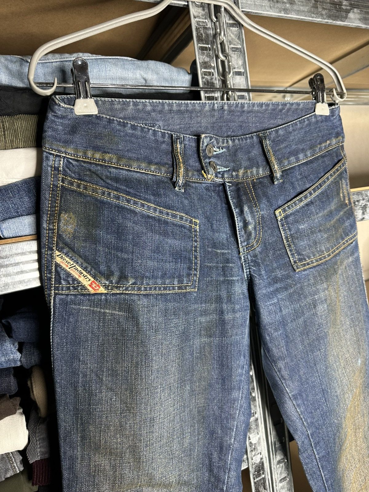Diesel Diesel Hush Vintage Jeans Size 28 Distressed Flared Bootcut Size 28" / US 6 / IT 42 - 5 Thumbnail