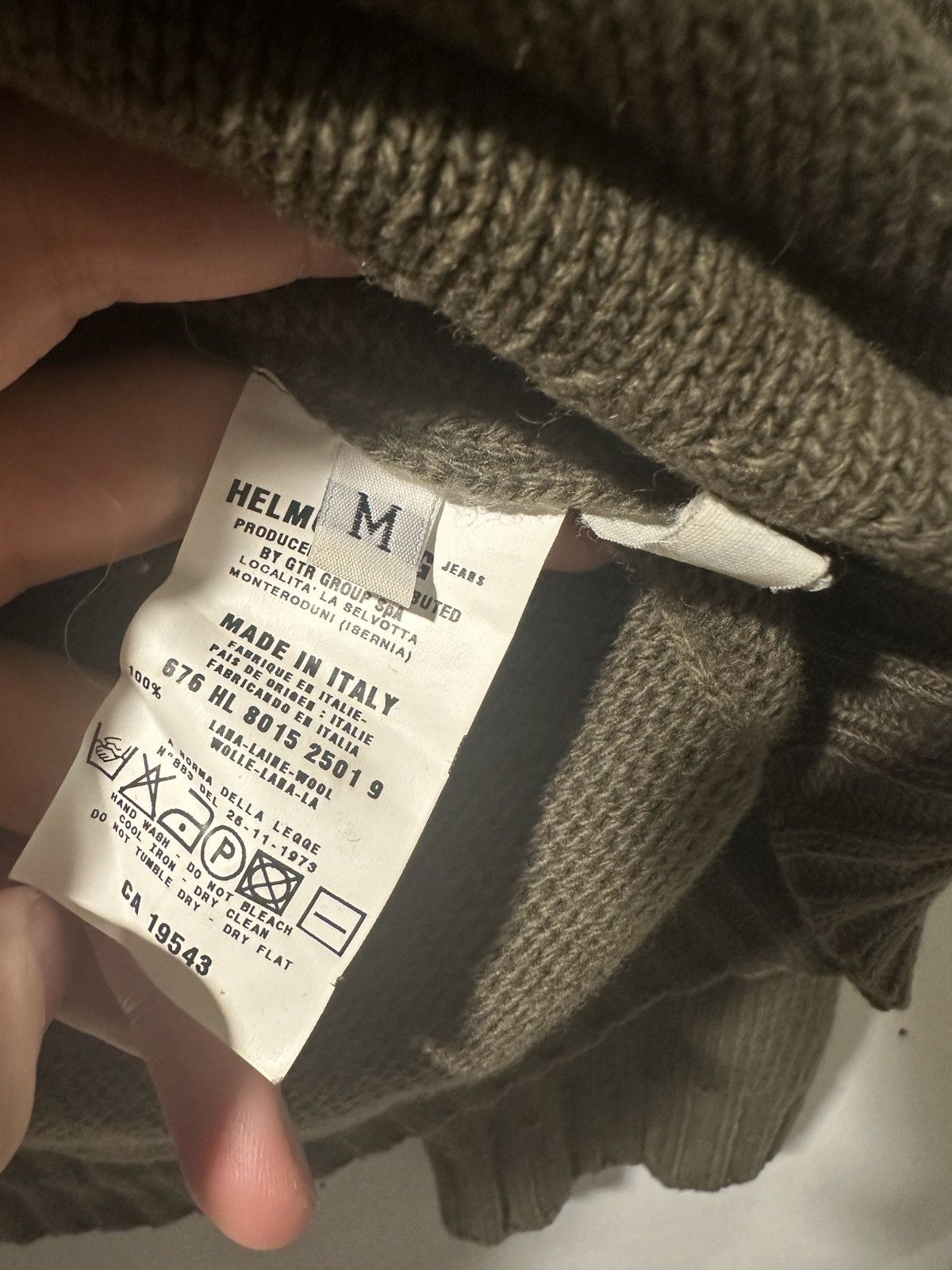 Helmut Lang Helmut lang 1998aw olive green Kangaroo back pocket Size US M / EU 48-50 / 2 - 3 Thumbnail