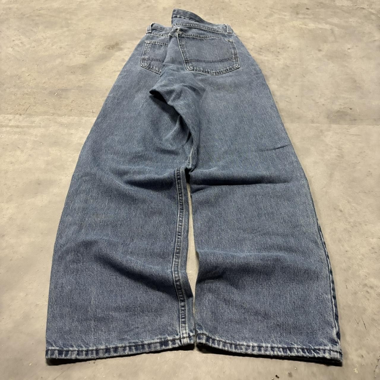 Japanese Brand × Vintage Crazy Vintage Y2K/2000 Grunge Medium Wash Essential Denim Jeans! Size US 34 / EU 50 - 4 Thumbnail