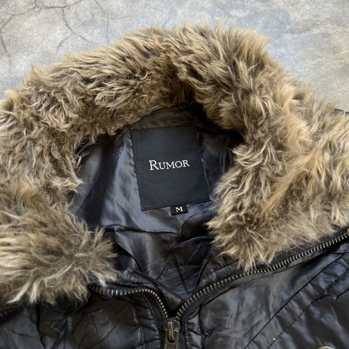 14th Addiction 2000s Rumor LGB Style Fur Zip Jacket Size US M / EU 48-50 / 2 - 4 Thumbnail