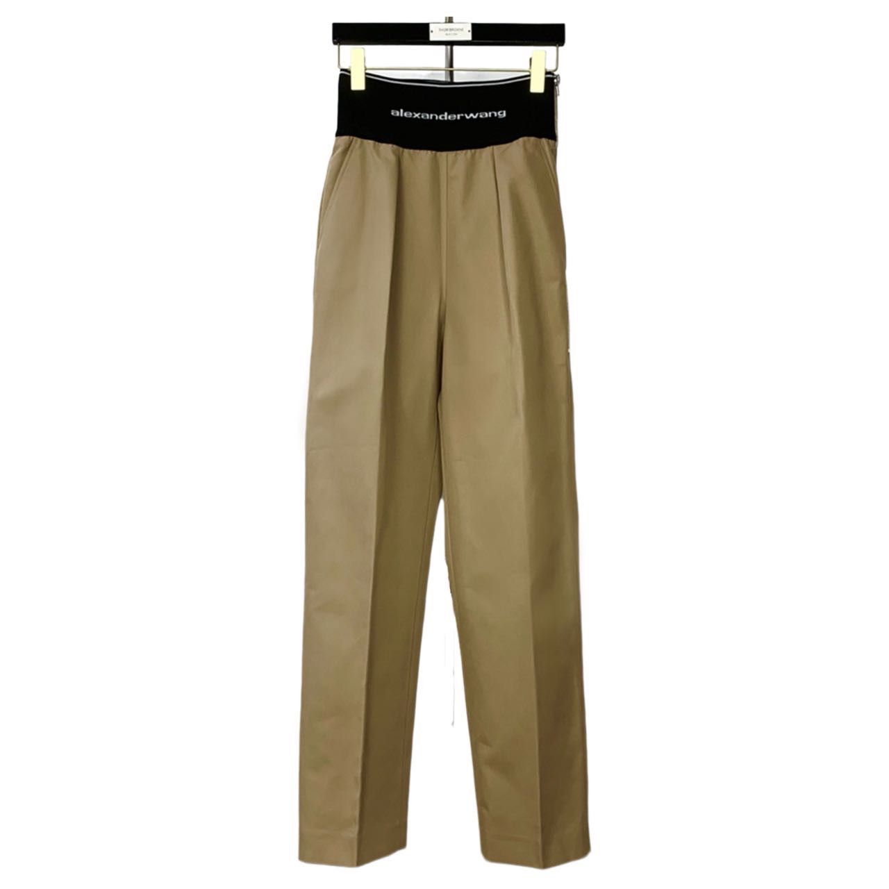 Alexander Wang Alexander Wang High-waist Stretch Carrot Casual Pants K26WX Size 26" / US 2 / IT 38 - 1 Thumbnail