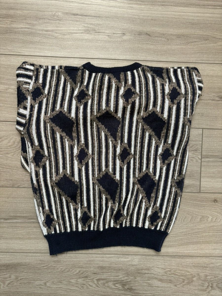 Vintage Vintage Striped Abstract Sweater Large Size US L / EU 52-54 / 3 - 3 Thumbnail