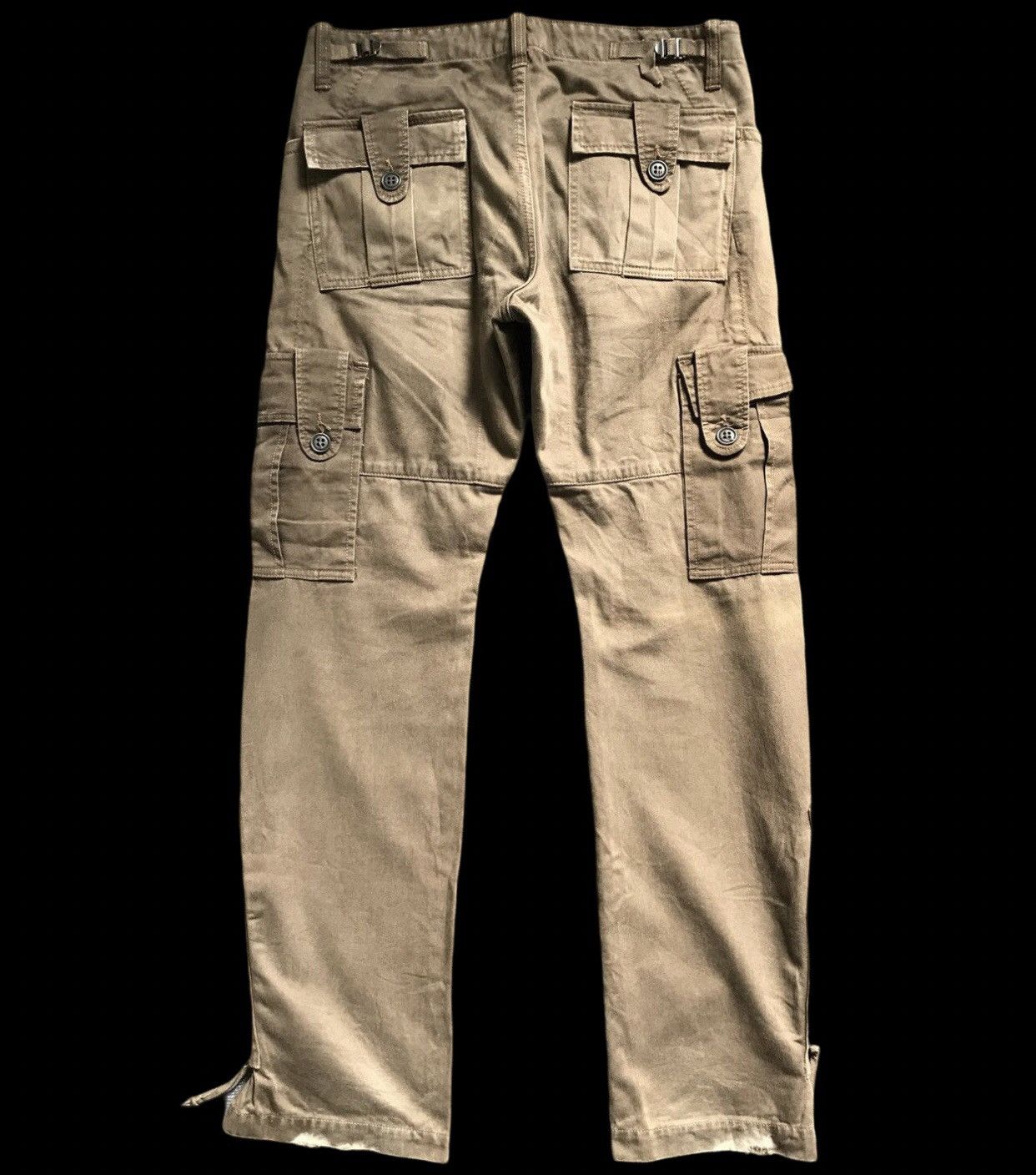 Japanese Brand CP111 REUHL Japan Tactical Pockets Ankle Zipper Cargo Pant Size US 34 / EU 50 - 2 Thumbnail