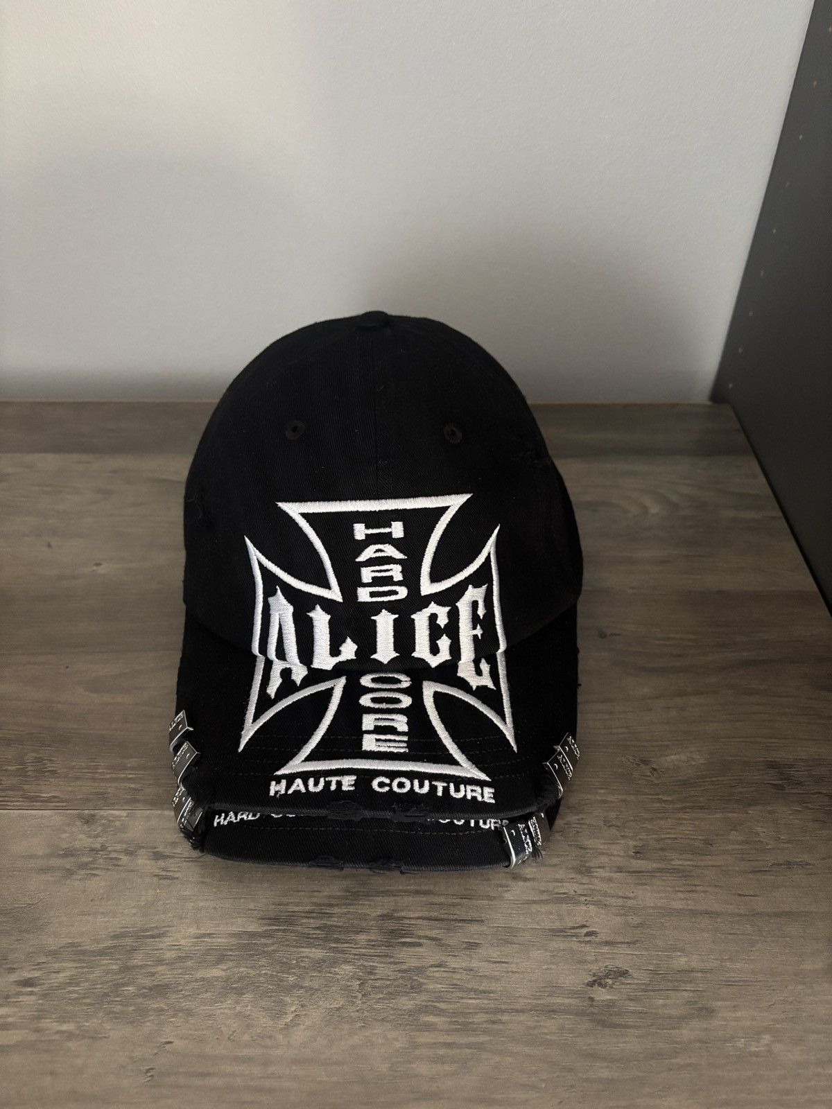 Alice Hollywood Alice Hollywood Black Double Brim Chopper Hat