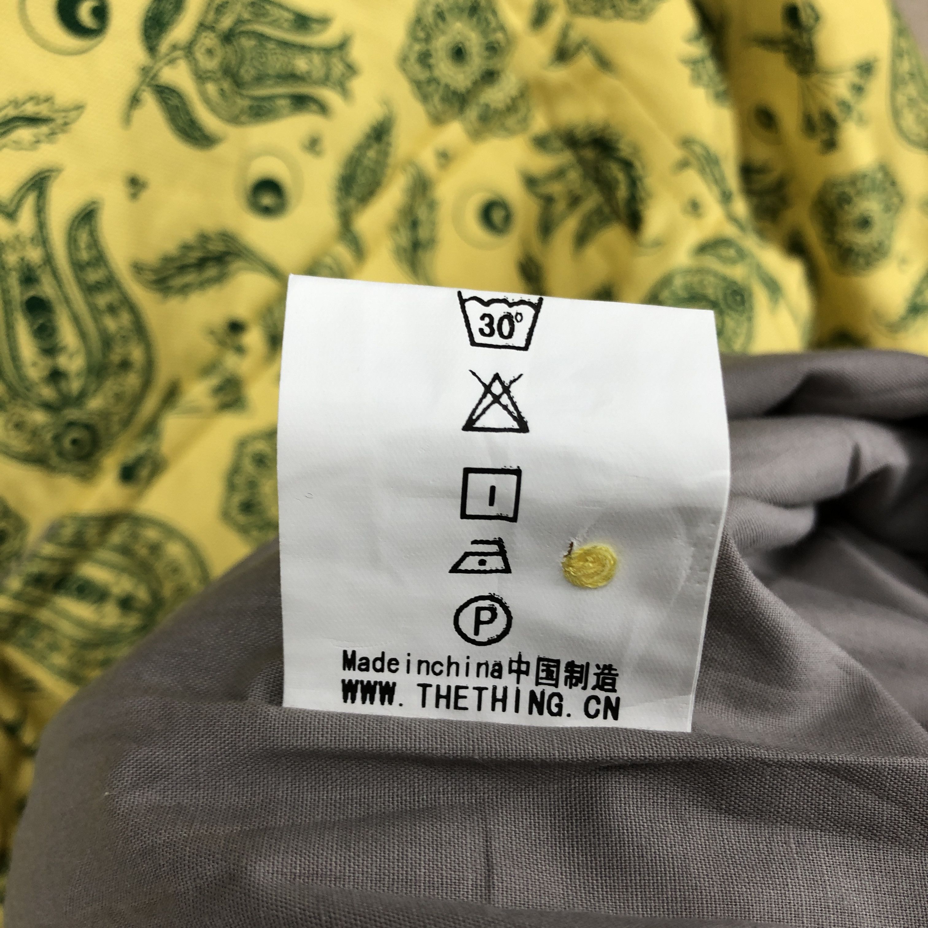 Vintage Y2K Vintage THE THING Jacket Shirt Paisley Design #0486/U Size US S / EU 44-46 / 1 - 9 Thumbnail