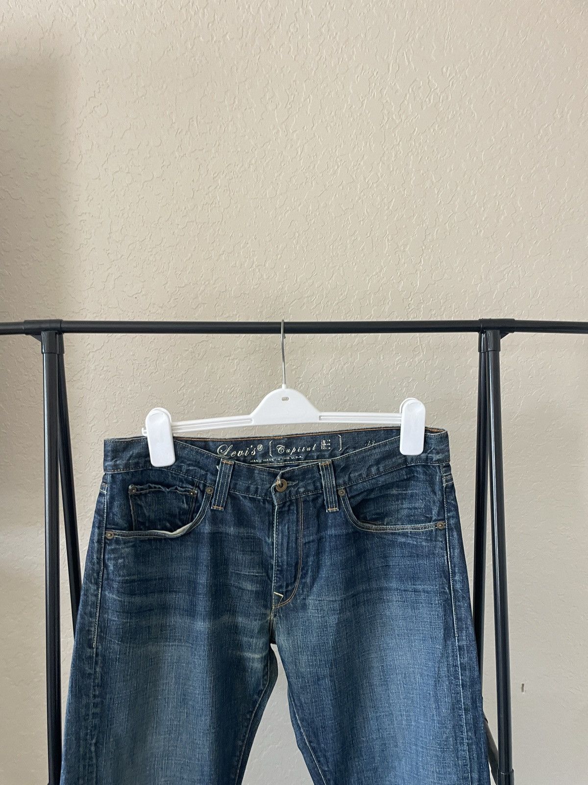 Levi's Made & Crafted Capital E Hesher boot cut denim jeans Size US 33 - 2 Thumbnail