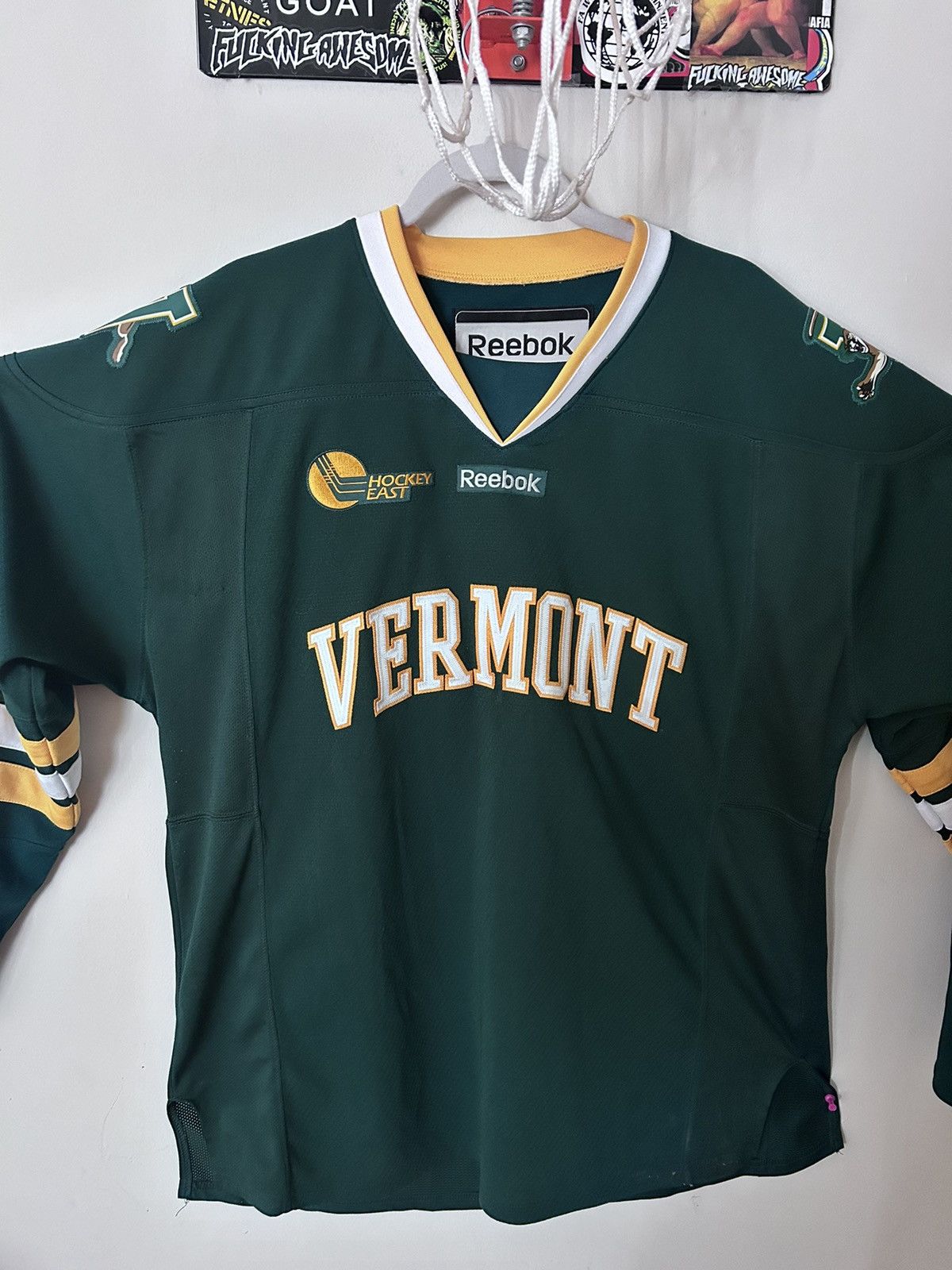 Reebok Vermont Hockey Jersey Size US L / EU 52-54 / 3 - 1 Thumbnail