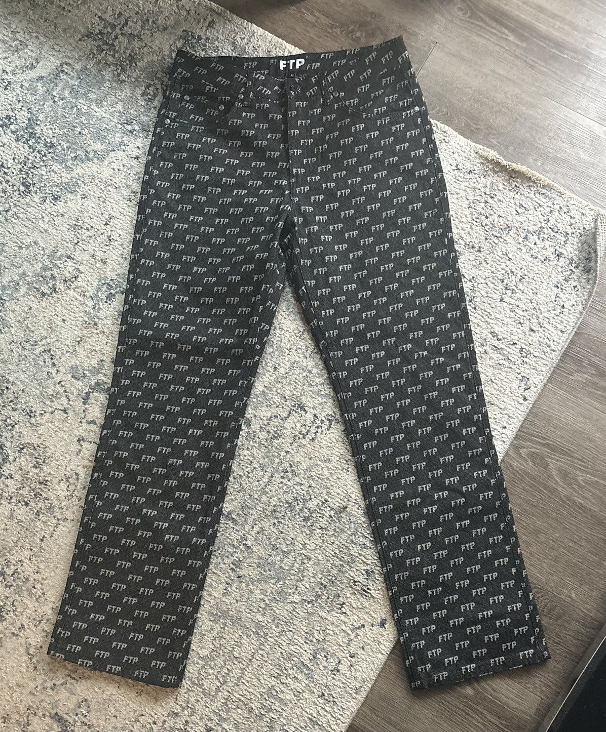 FTP Cross Logo Indigo Denim (In Hand) : r/fuckthepopulation