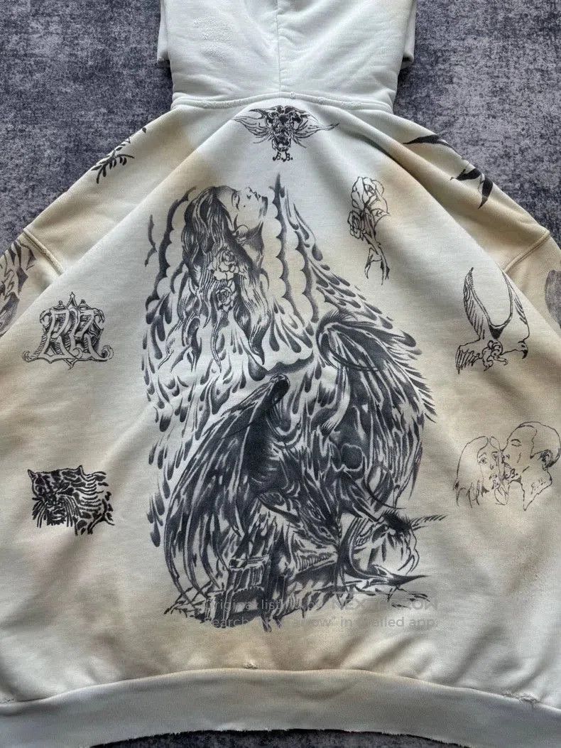 Balenciaga Balenciaga Tattoo Graffiti Zip Jacket. Size US L / EU 52-54 / 3 - 5 Thumbnail