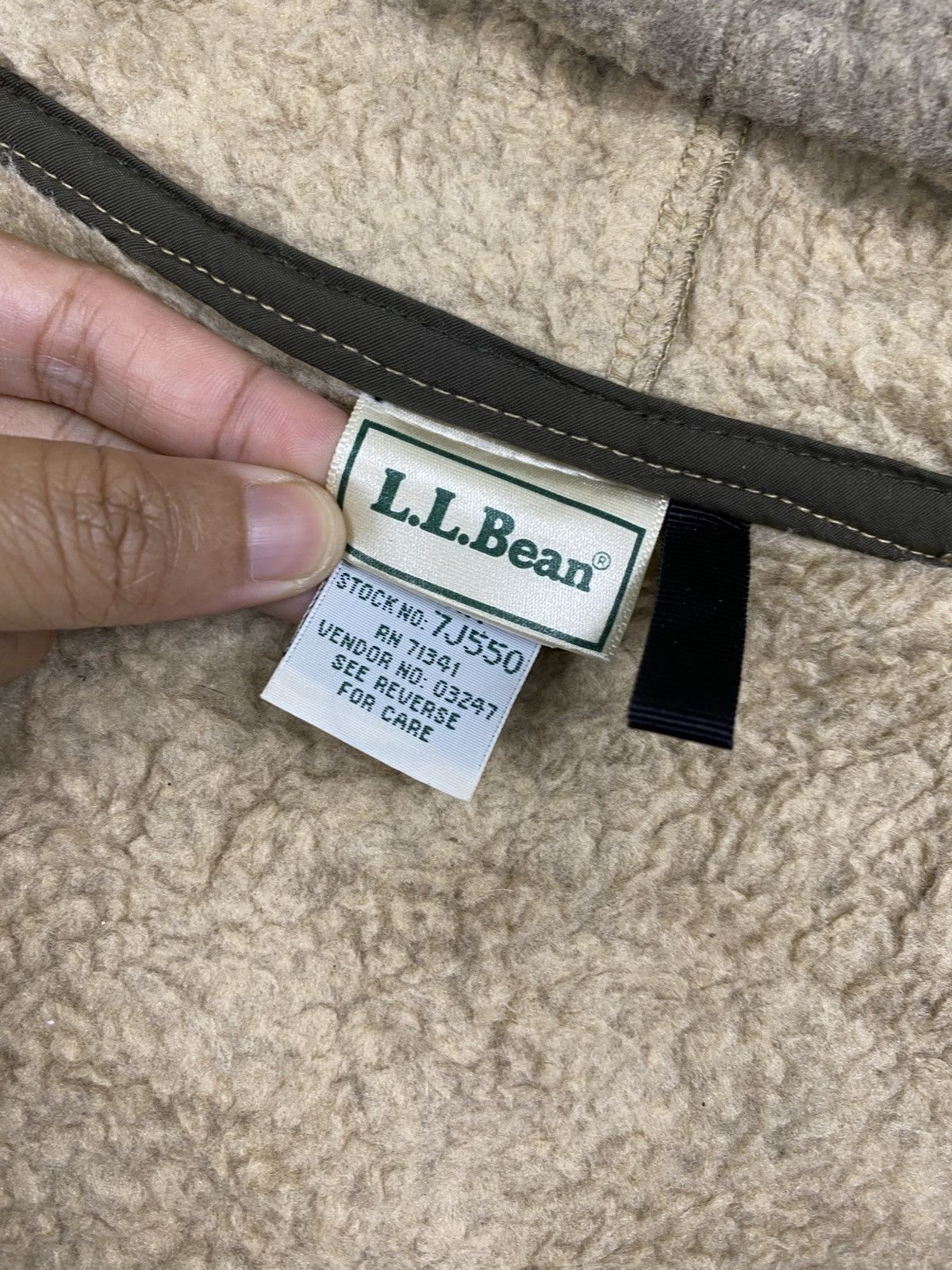 L.L. Bean Vtg L.L.Bean Polartex Duffle Wool Long Hooded Jacket Size US L / EU 52-54 / 3 - 10 Thumbnail