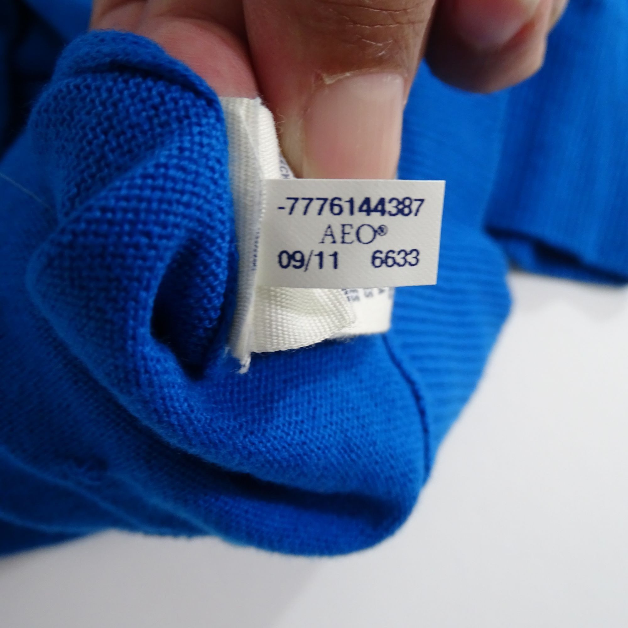 American Eagle Outfitters American Eagle Outfitters Blue 3/4 Sleeve Sweater Size M Size M / US 6-8 / IT 42-44 - 7 Thumbnail