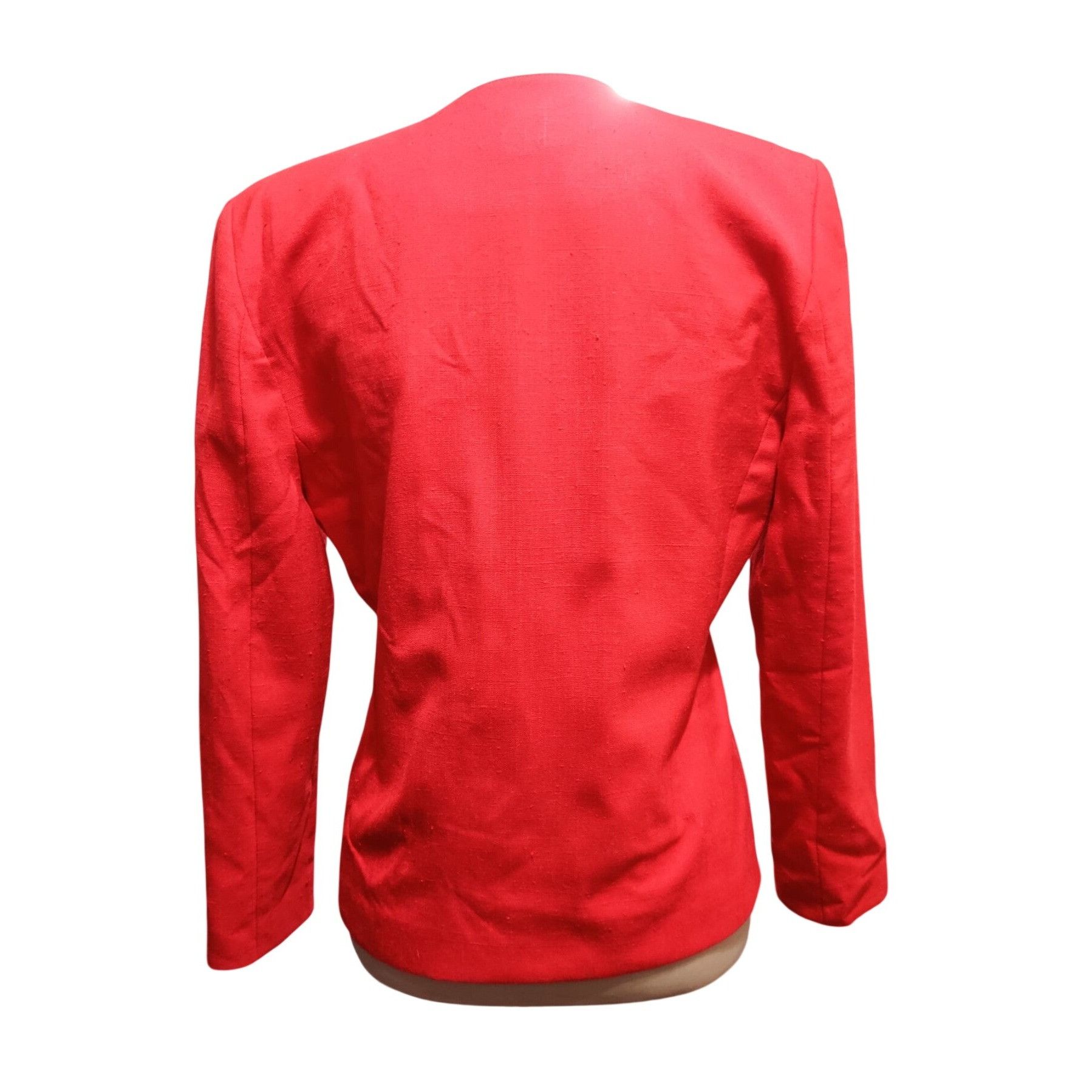 Vintage Vintage Jacqueline Ferrar Sport Red Blazer Size 4 Petite Dou Size S / US 4 / IT 40 - 3 Thumbnail