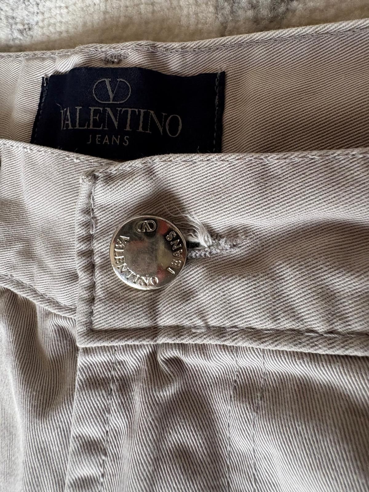 Valentino Authentic Valentino Jeans Beige Trousers – Size W34 Size US 34 / EU 50 - 7 Thumbnail