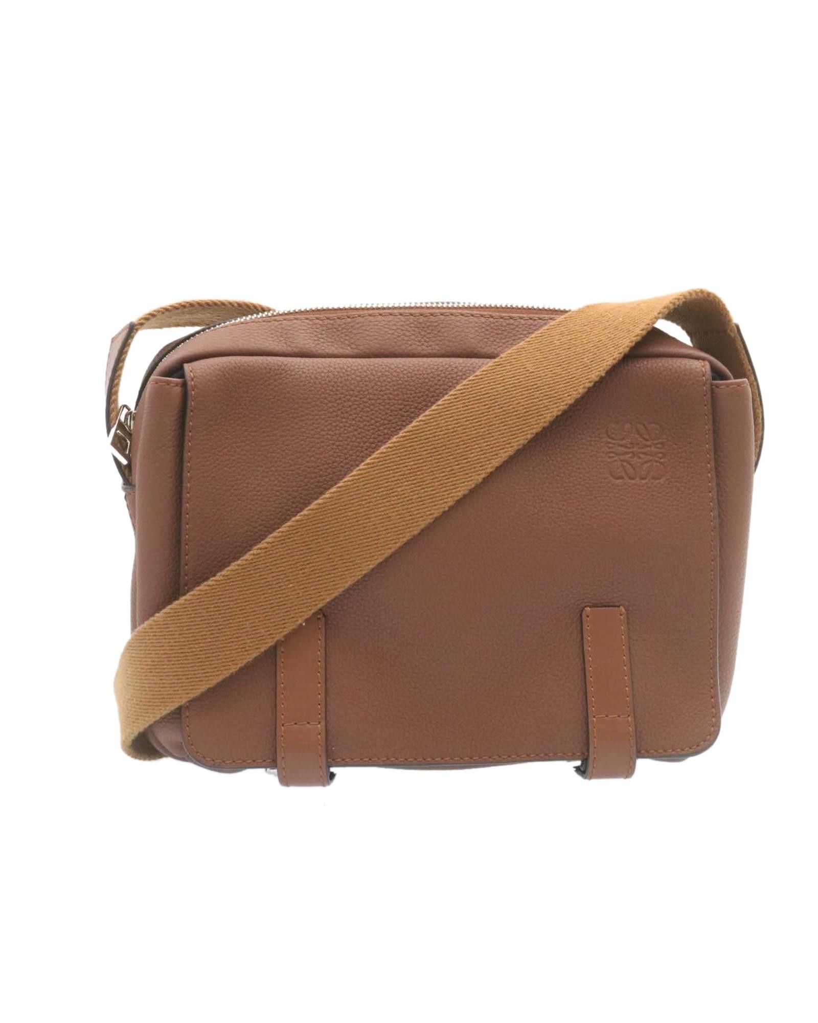 image of Loewe Brown Leather Shoulder Bag, Women's
