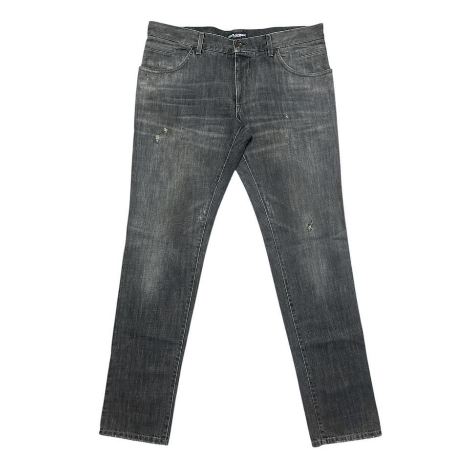 Designer × Dolce & Gabbana × Vintage y2k dolce & gabbana distressed slim fit jeans Size US 36 / EU 52 - 1 Thumbnail