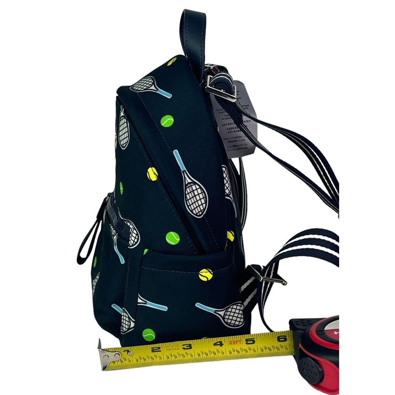Kate Spade Kate Spade Tennis Racquet and Ball Printed MINI Backpack Size ONE SIZE - 4 Thumbnail