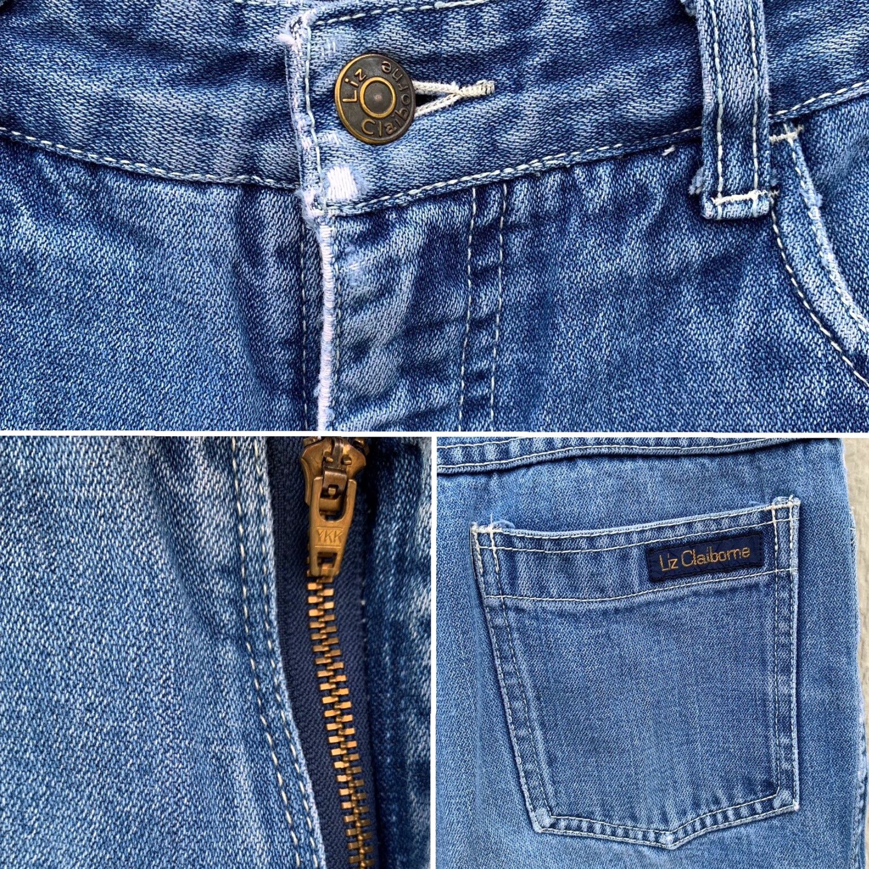 Liz Claiborne VINTAGE Liz Claiborne Jeans High Waist 12 29” Waist Denim 5-Pocket Regular Women Size 34" / US 12 / IT 48 - 7 Thumbnail
