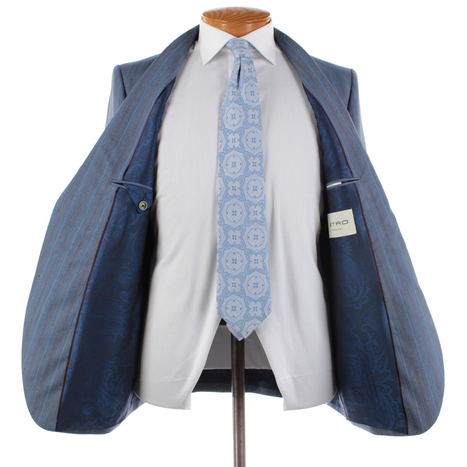 Etro ETRO Suit Size US 42 Regular in Blue Size 42R - 7 Thumbnail