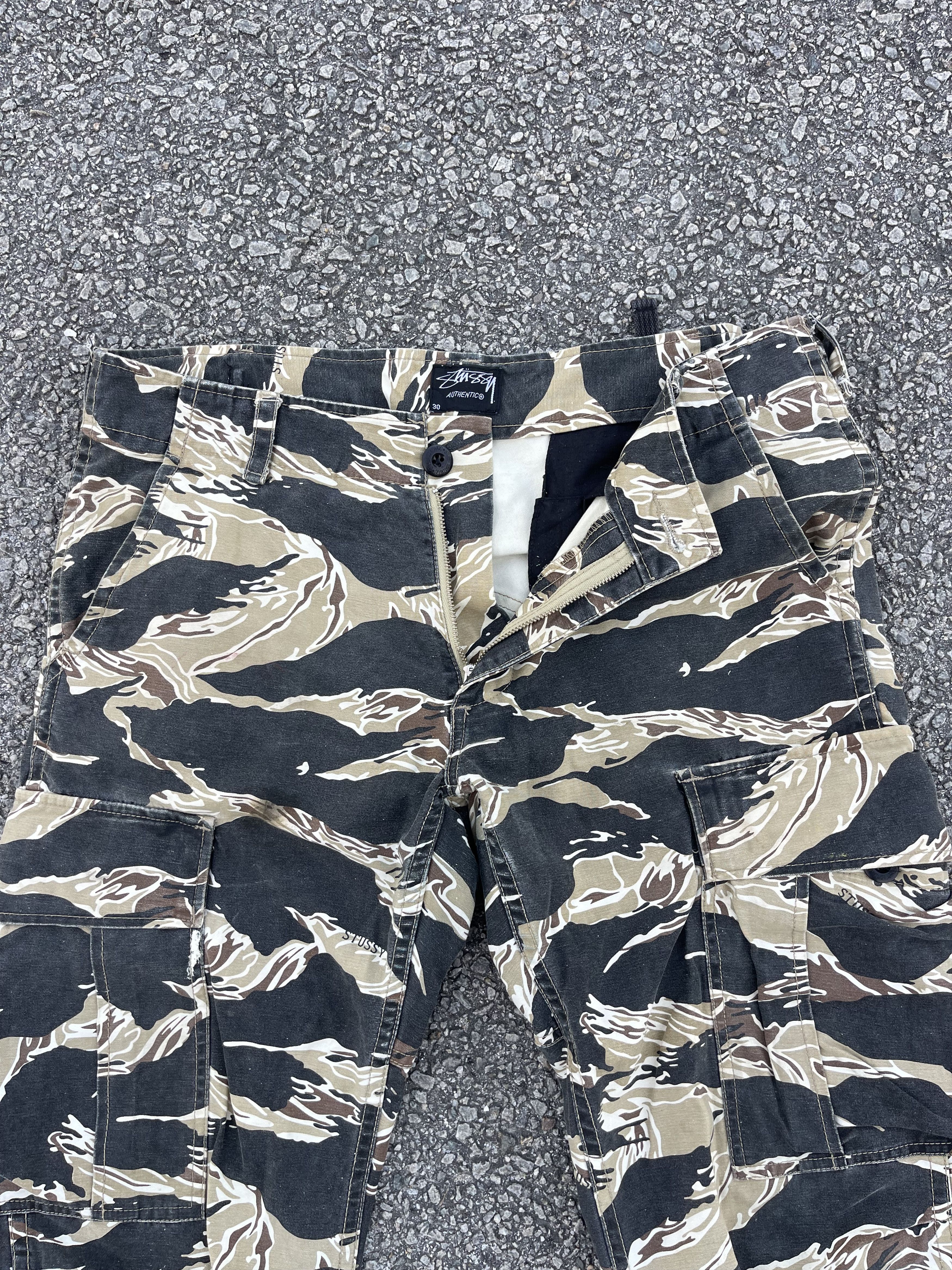 Stussy Stussy Tiger Stripe Camo Cargo Kendrick Lamar Size US 33 - 3 Thumbnail