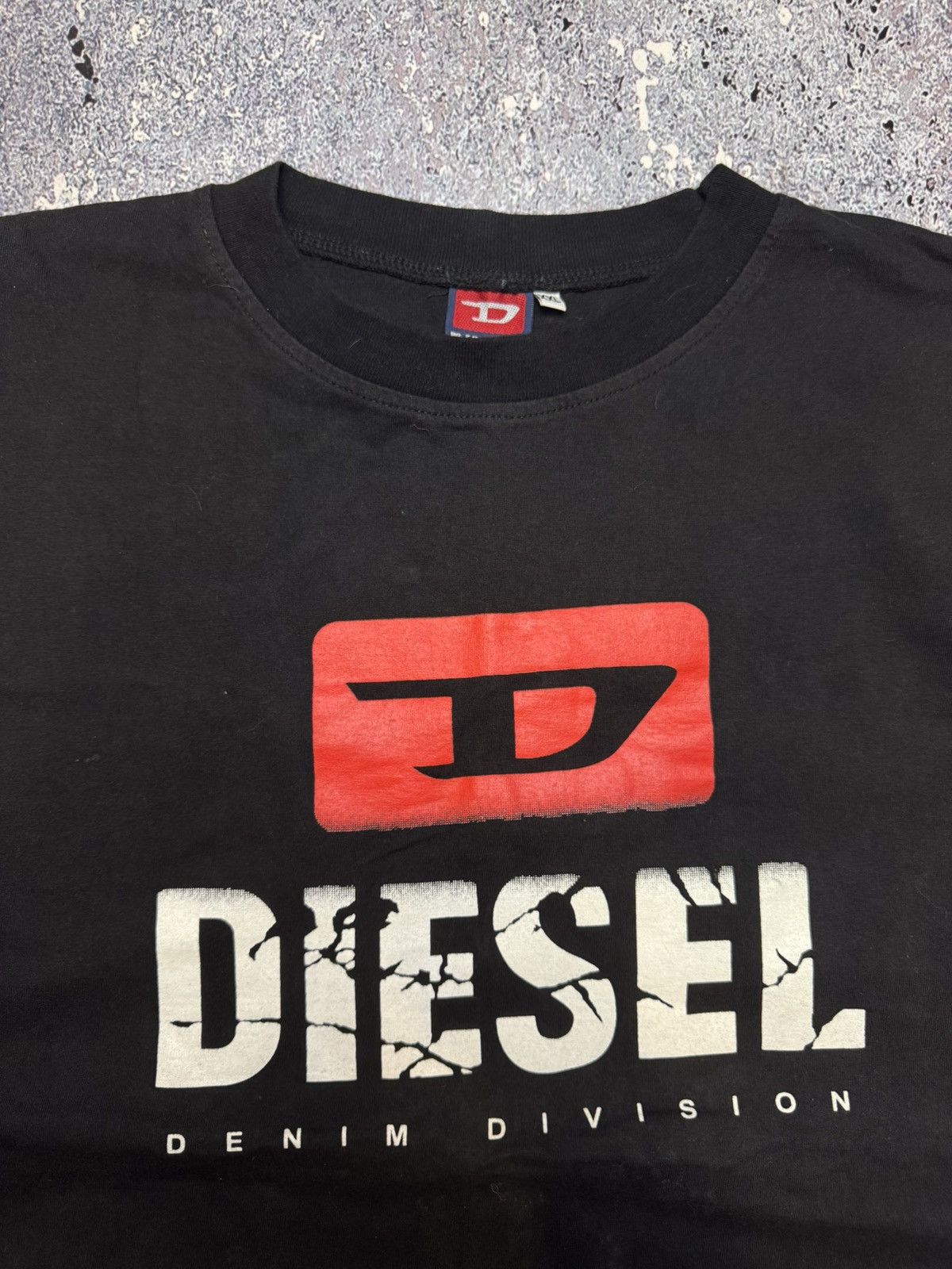 Diesel × Vintage 💥Y2K VINTAGE DIESEL BIG LOGO TANK TOP TEE ARCHIVE Size US XXL / EU 58 / 5 - 5 Thumbnail