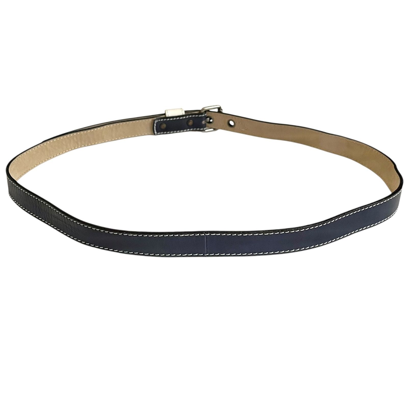 Marc by Marc Jacobs Marc by Marc Jacobs Fall 2008 Colorblock Leather Slim Belt Size ONE SIZE - 3 Thumbnail