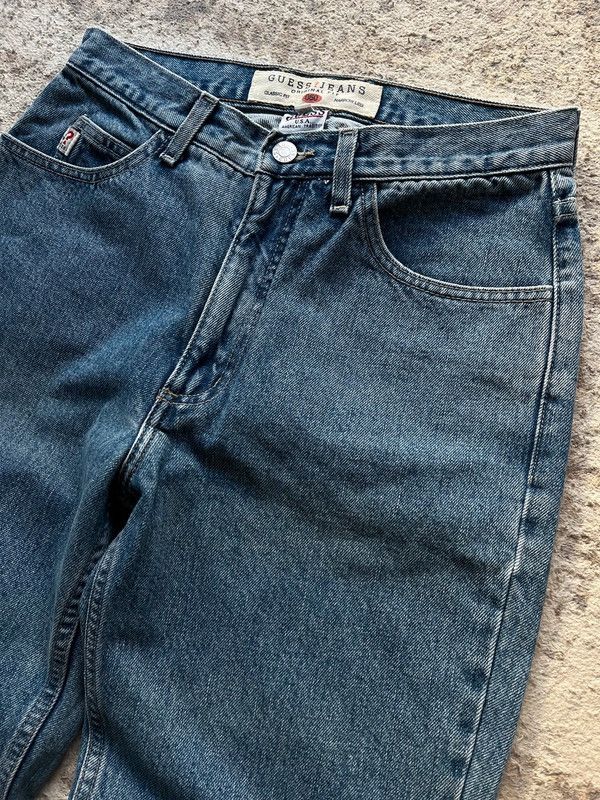 Guess Guess Jeans Made in USA Sz W 29 Baggy Vintage 90s Size 29" - 12 Thumbnail