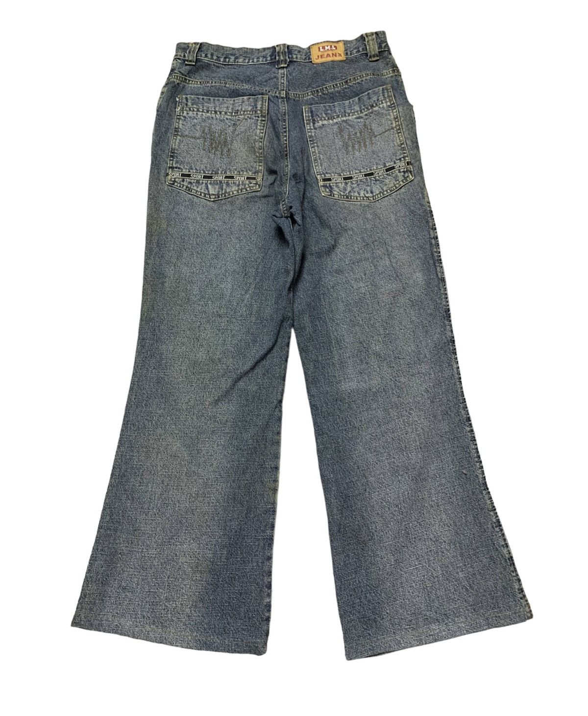 Hysteric Glamour Flare Japanese Brand LANMENGLONG Washed Denim Loose Size US 32 / EU 48 - 2 Thumbnail