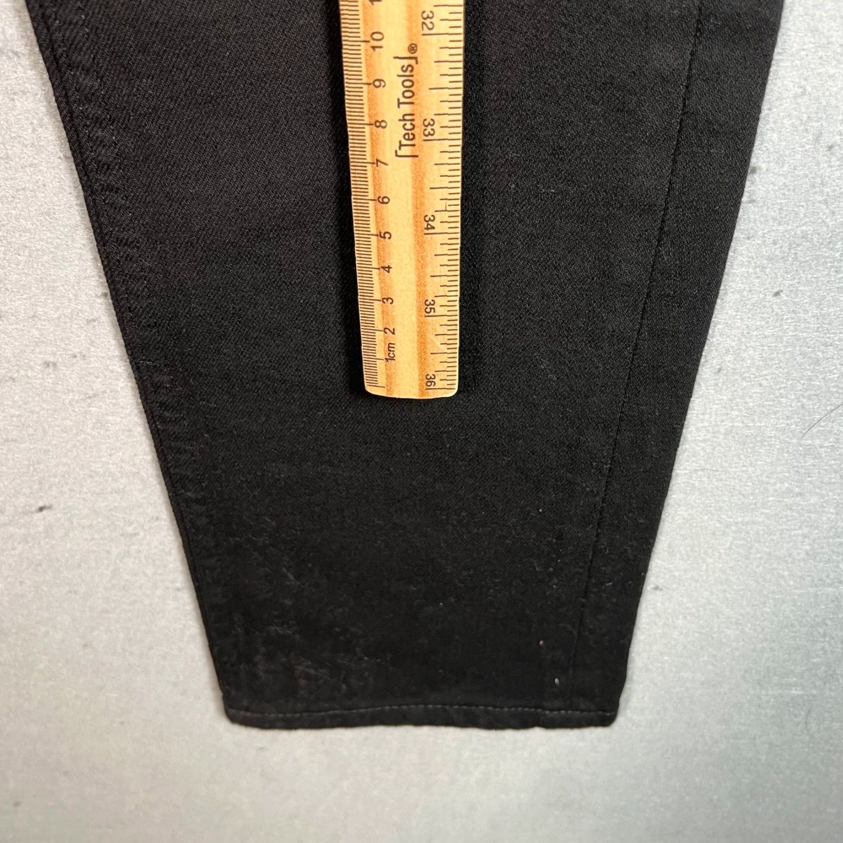 Everlane Everlane Uniform Mens Jeans 29 Relaxed Straight Fit Black Organic Cotton Blend Denim 5-Pocket Mens Size US 29 - 7 Thumbnail