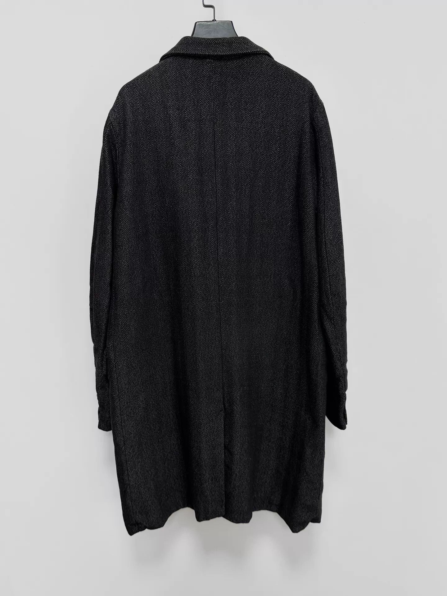 Other Vintage Fishscale Cotton Overcoat - Unisex, White Lining Size US S / EU 44-46 / 1 - 2 Thumbnail