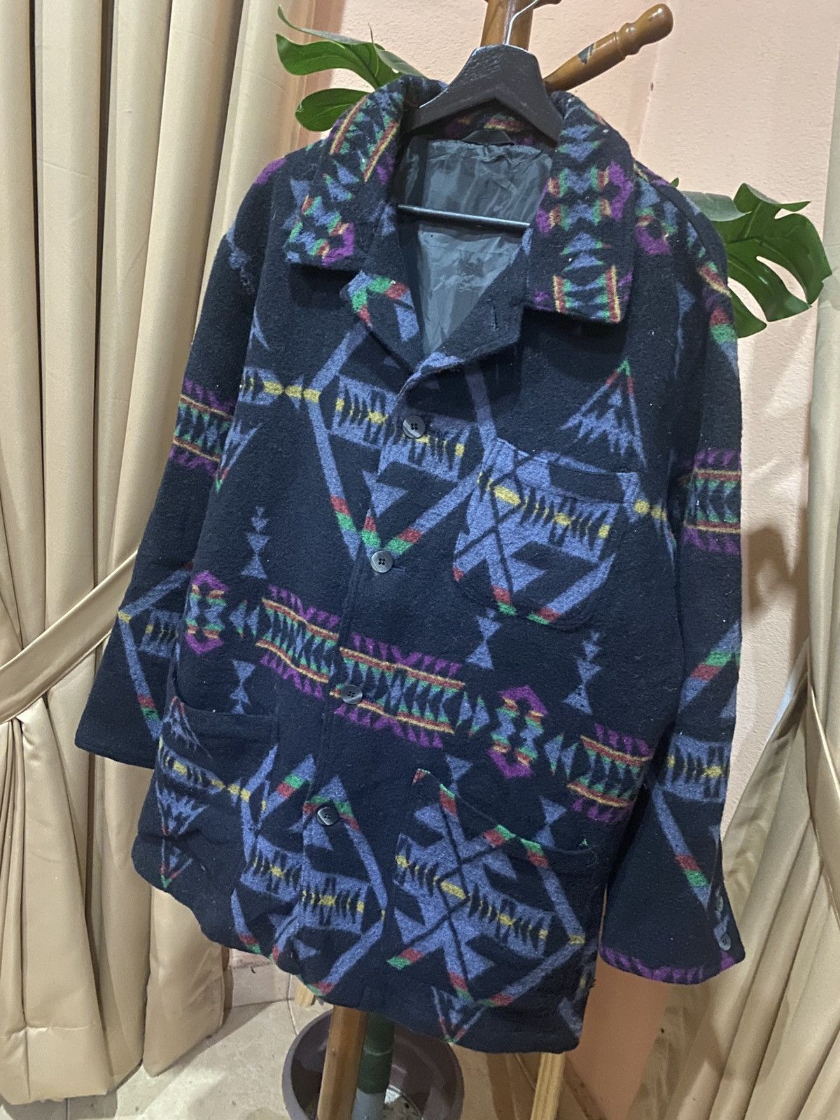 Vintage Vintage Southwestern Navajo-Inspired Pattern Tribal Jacket Size US M / EU 48-50 / 2 - 4 Thumbnail