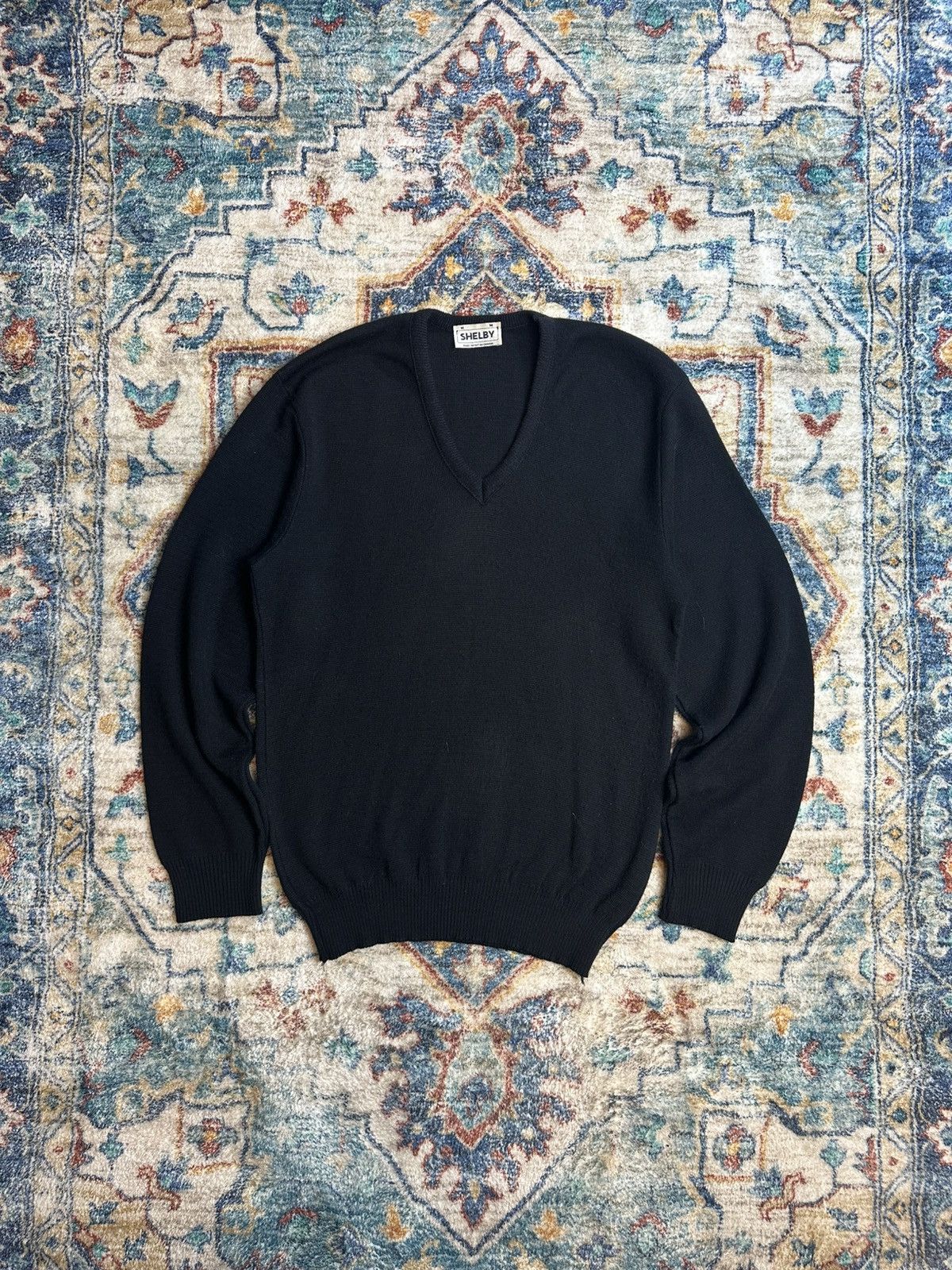 Vintage Vintage 1980s Shelby V-Neck Sweater Medium Size US M / EU 48-50 / 2 - 1 Thumbnail