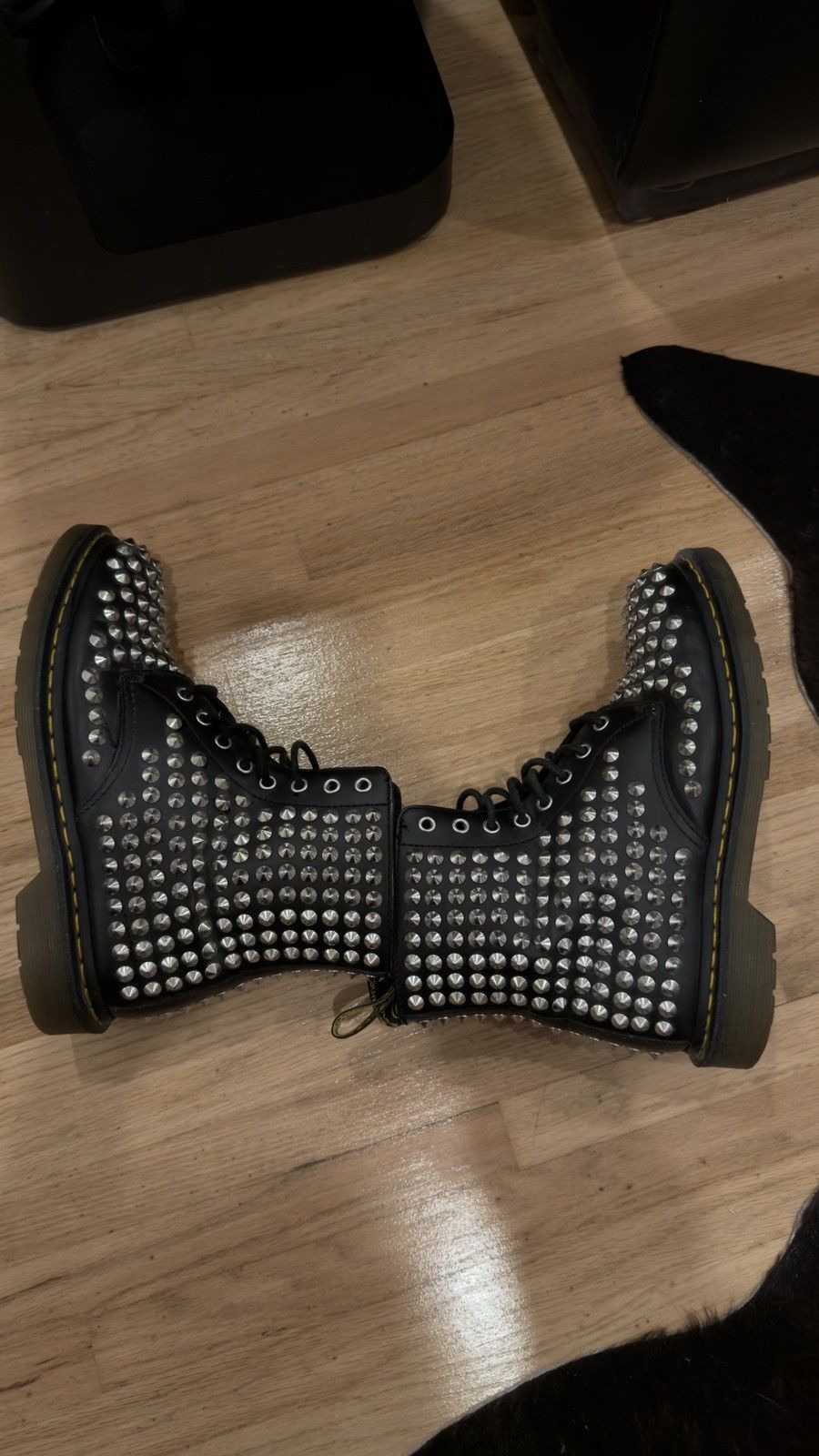 Dr. Martens Doc Marten Leather studded boots Size US 9 / EU 42 - 5 Thumbnail