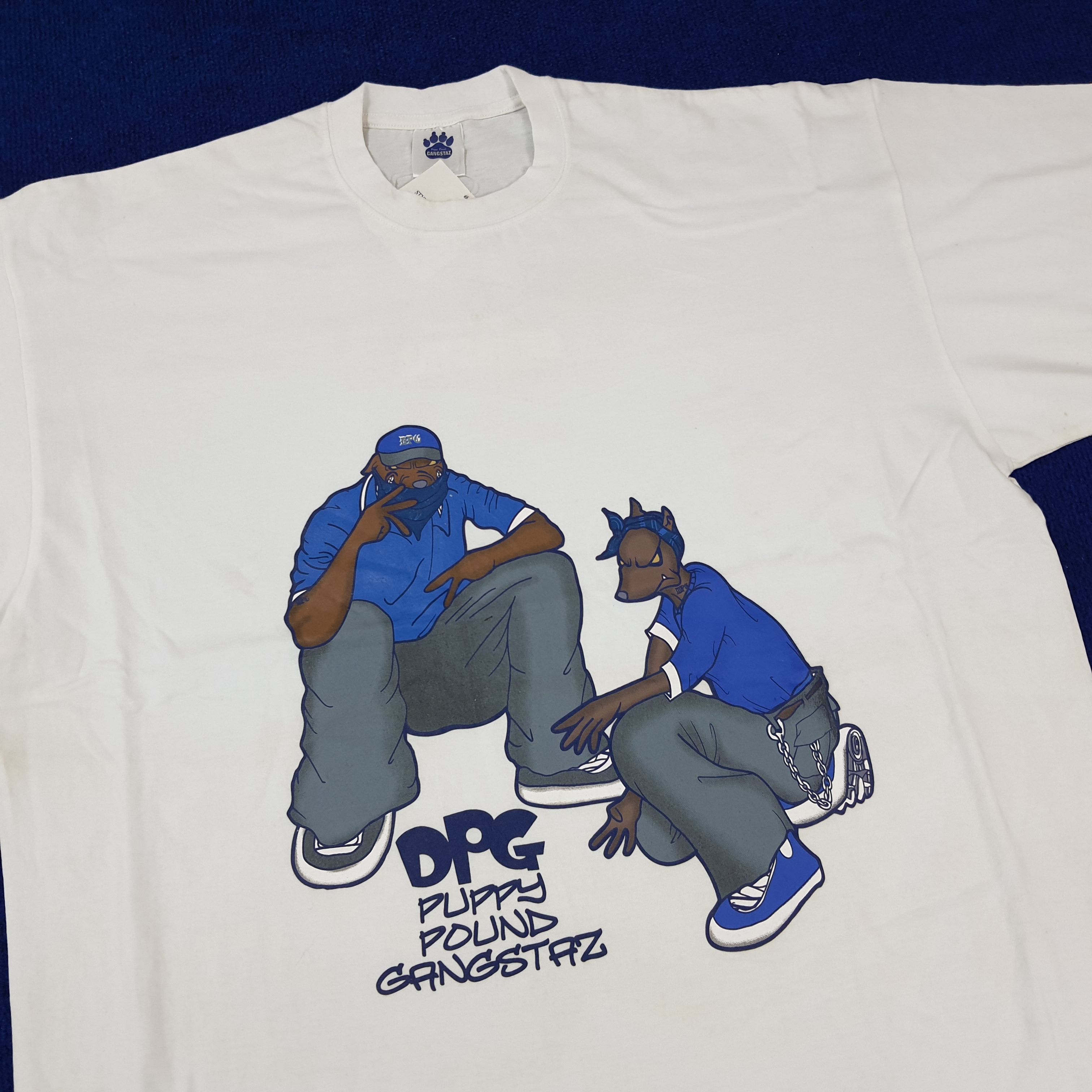 Vintage Vintage Puppy Pound Gangstaz PPG American Style Tshirt Size US XXL / EU 58 / 5 - 2 Thumbnail