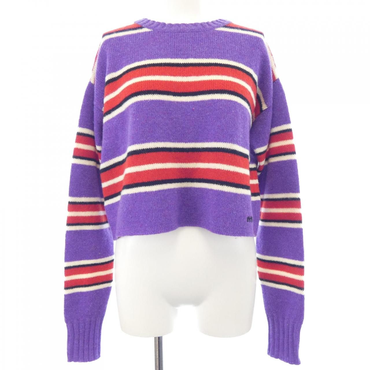 Miu Miu Miu Miu Miu Miu Knitwear Cotton Tops MML234 1UGM DUTY FREE for USA Size ONE SIZE - 1 Thumbnail