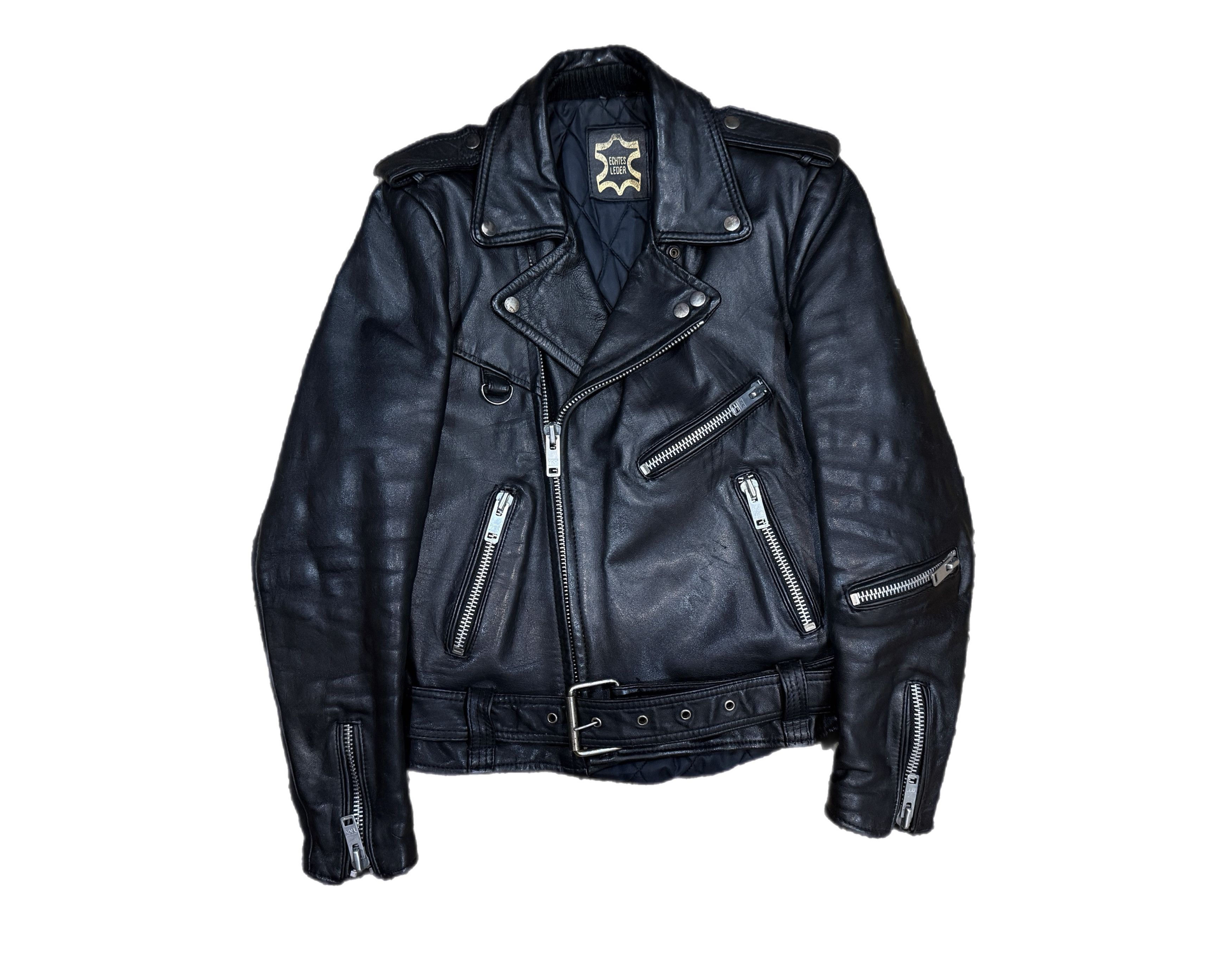 Vintage VINTAGE 80's AMI LONDON LEATHER MOTORCYCLE JACKET | Grailed