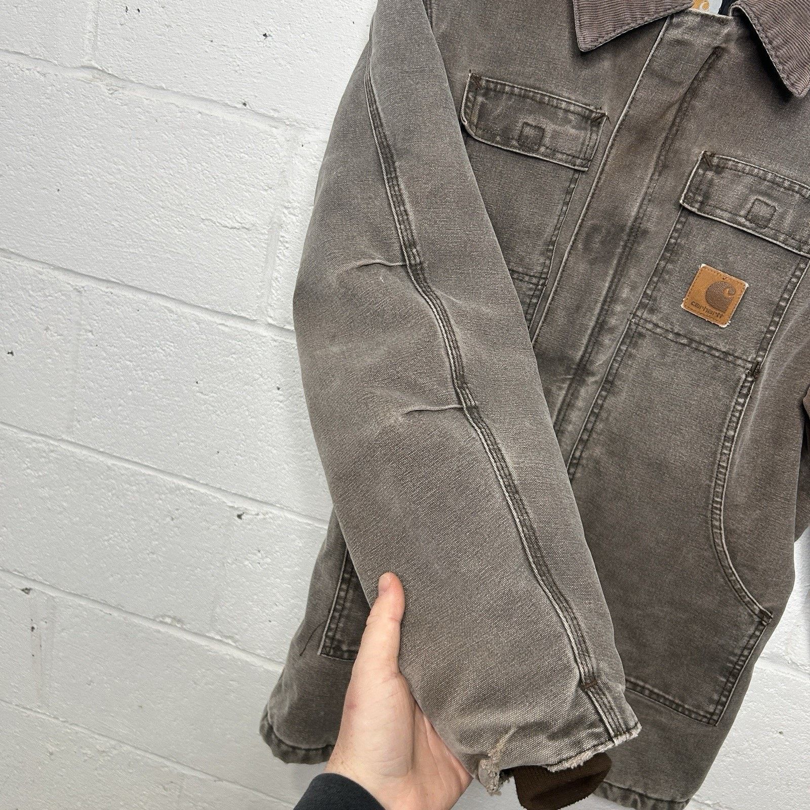 Carhartt Vintage Faded Carhartt Quilted Artic Jacket “Chestnut” C26 Size US M / EU 48-50 / 2 - 7 Thumbnail