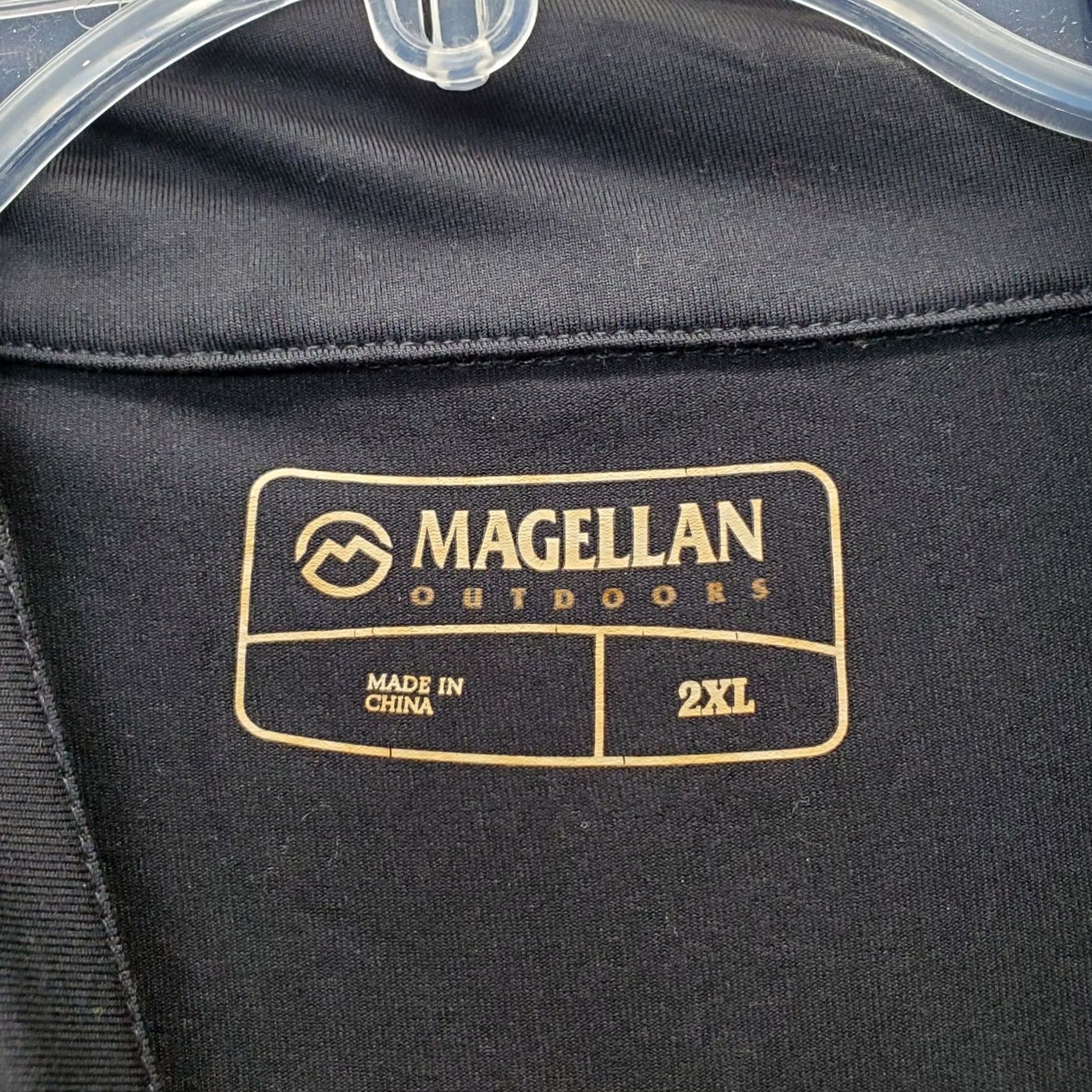 Vintage Magellan Outdoors Fishing Shirt Mens 2XL Black Long Sleeve Stretch Quarter Zip Shirt Mens Black Long Sleeve Stretch Quarter Zip Size US XXL / EU 58 / 5 - 5 Thumbnail