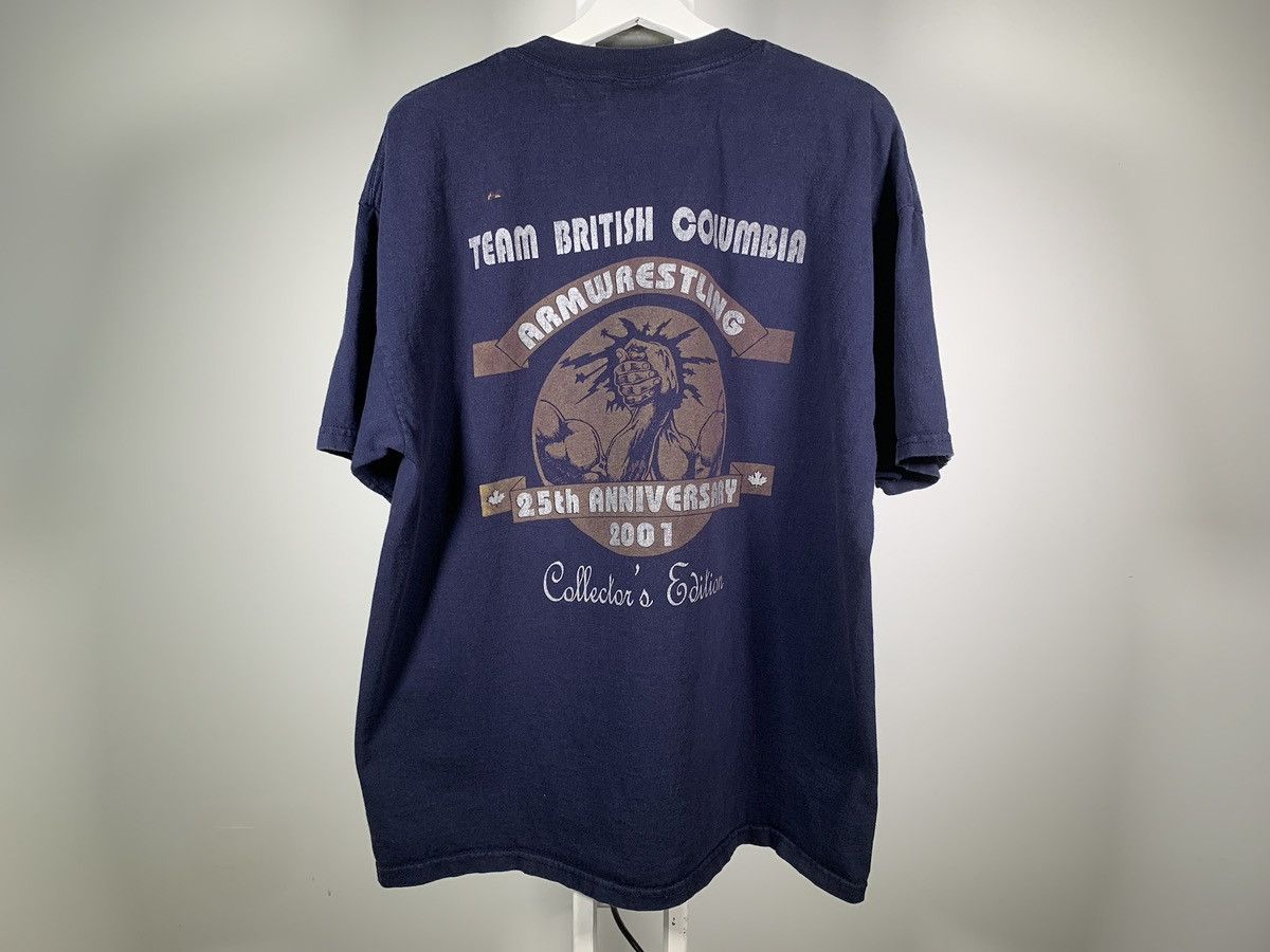 Japanese Brand × Vintage Vintage Arm Wrestling Team British Columbia 2001 T Shirt Size US XL / EU 56 / 4 - 6 Thumbnail