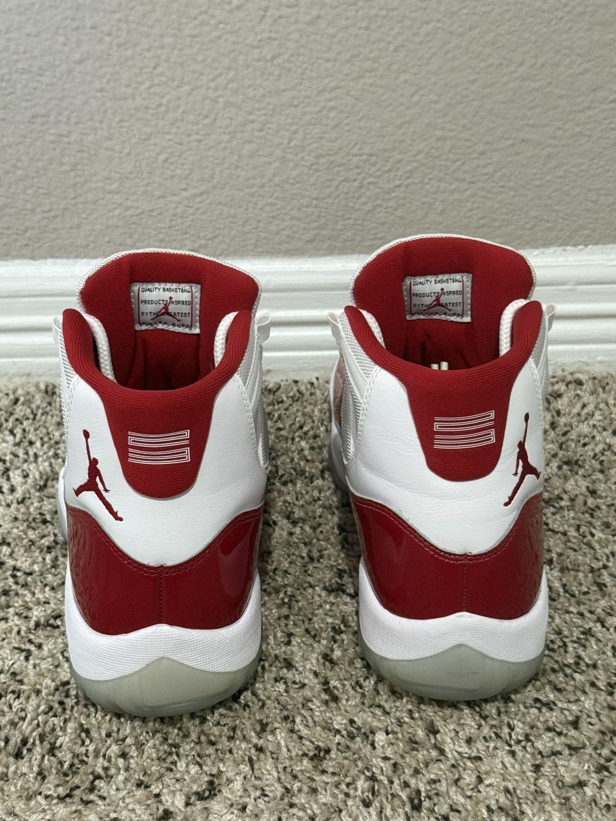 Jordan Brand Air Jordan 11 Retro “Cherry” – Size 9.5 (Used) | OG Box Size US 9.5 / EU 42-43 - 4 Thumbnail