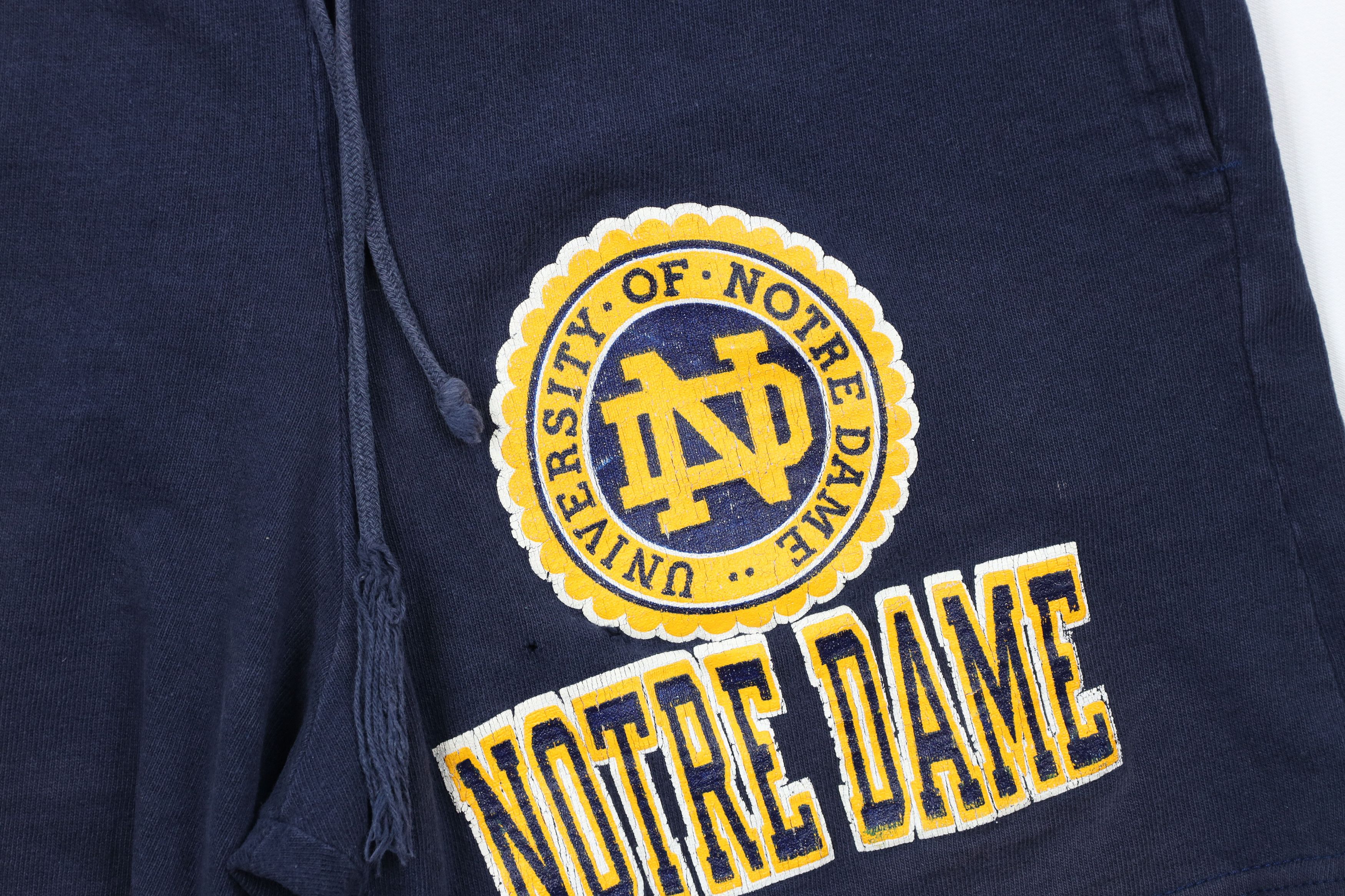 Champion Vintage 90s Champion Knee Notre Dame University Shorts USA Size US 32 / EU 48 - 4 Thumbnail