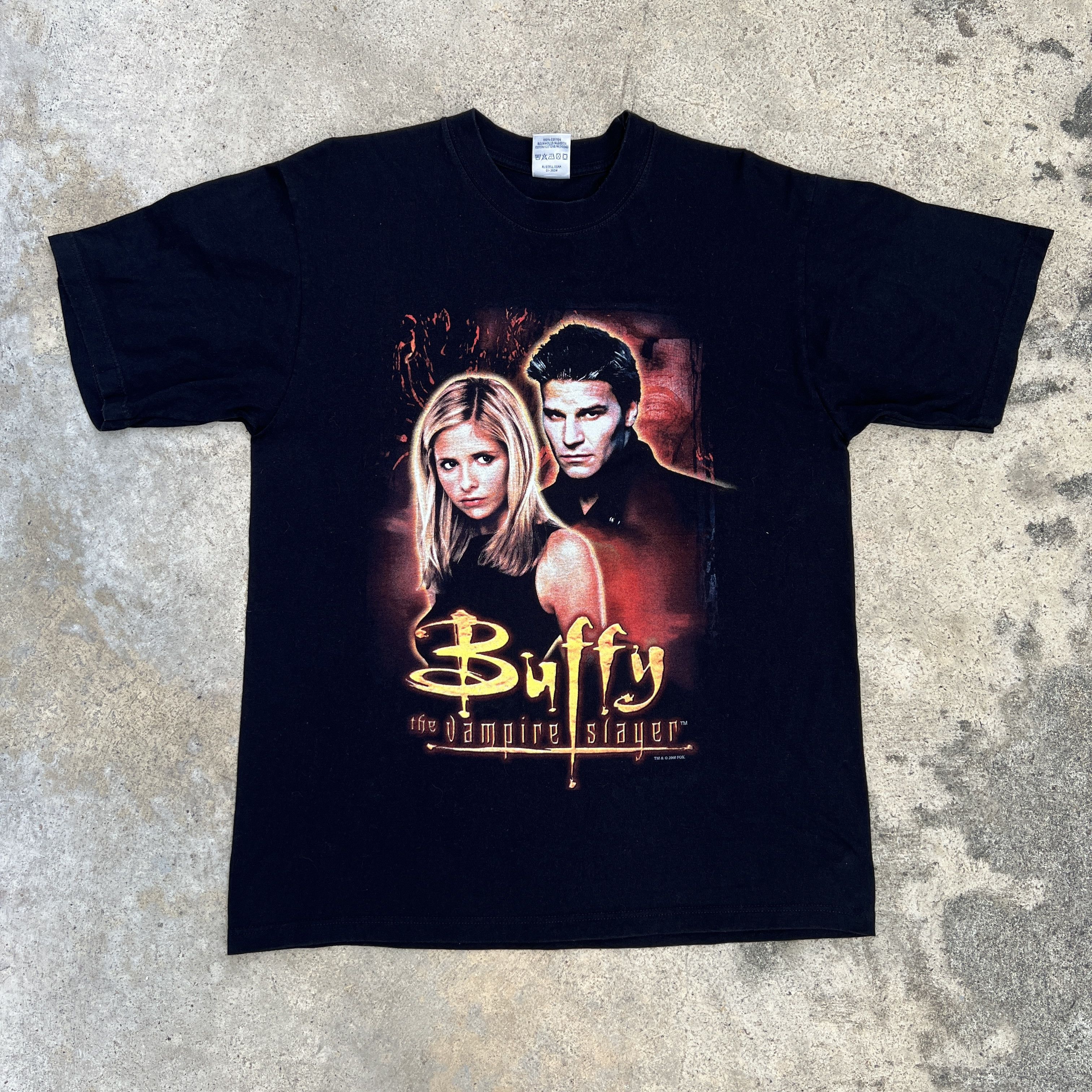 Expert Horror × Vintage Vintage Y2K Buffy The Vampire Slayer Buffy Promo Tee Size US M / EU 48-50 / 2 - 1 Thumbnail