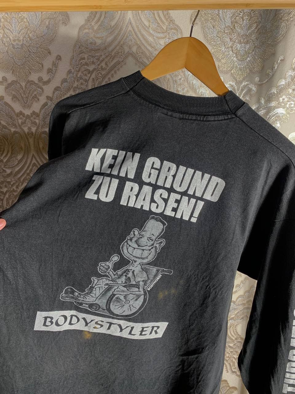 Vintage VERY RARE BODYSTYLER BODYHORST BAND ROCK T-SHIRT 90s METAL Size US XL / EU 56 / 4 - 9 Thumbnail
