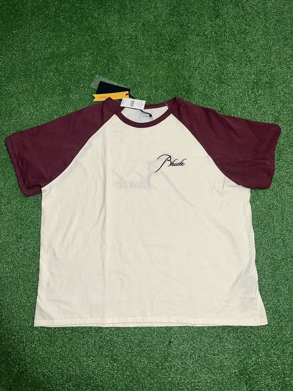 Image of Rhude Raglan Tee in White, Men's (Size XL)