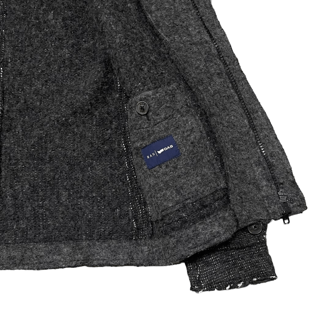 GAS Vintage Gas Wool Hooded Coat Gray Size US S / EU 44-46 / 1 - 9 Thumbnail