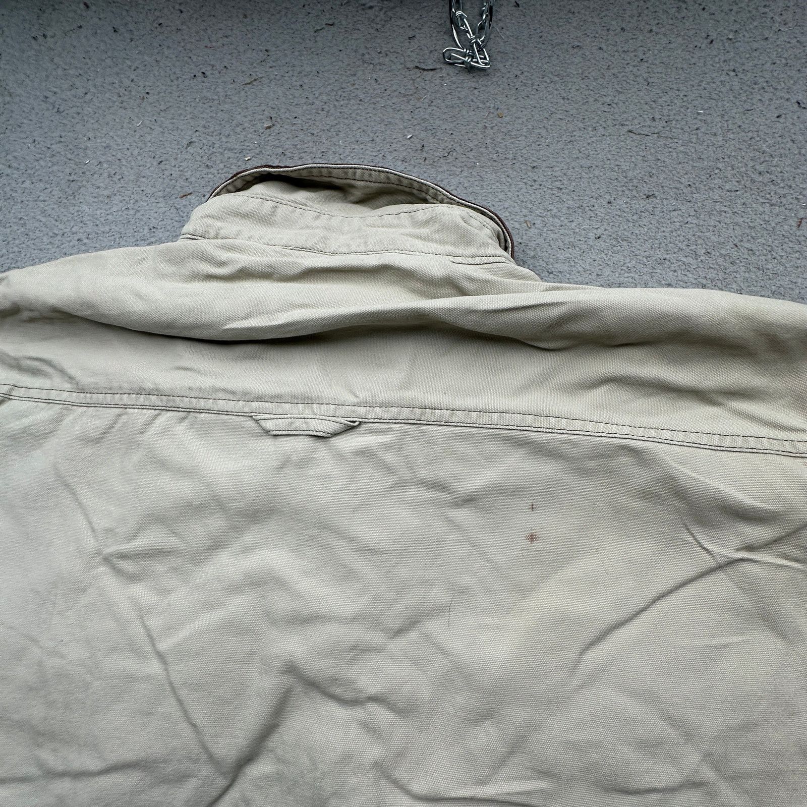 Columbia Columbia Fleece Lined Button Canvas Shirt Men Large Brown Size US L / EU 52-54 / 3 - 12 Thumbnail